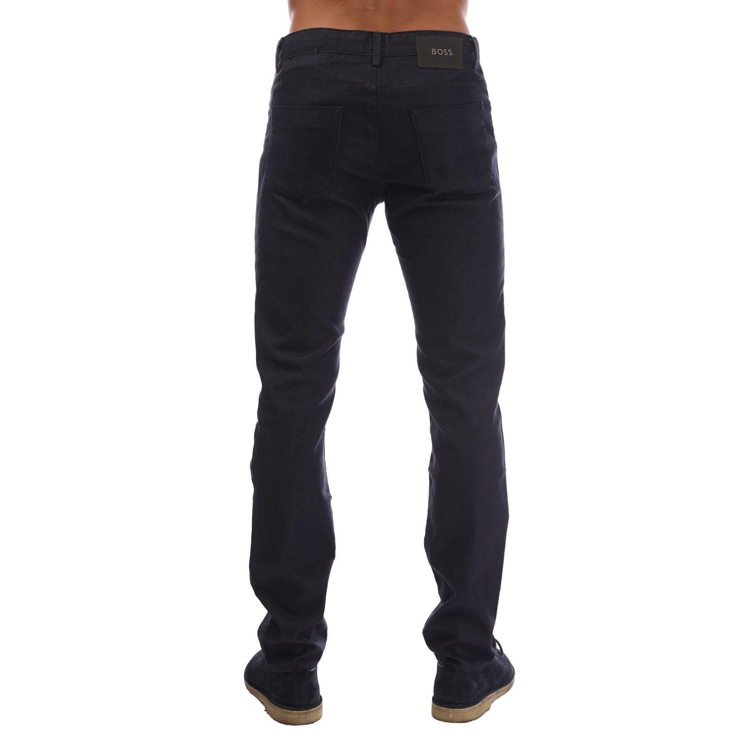 Dark Blue - Boss - T-Delaware3-2 Jeans - 3