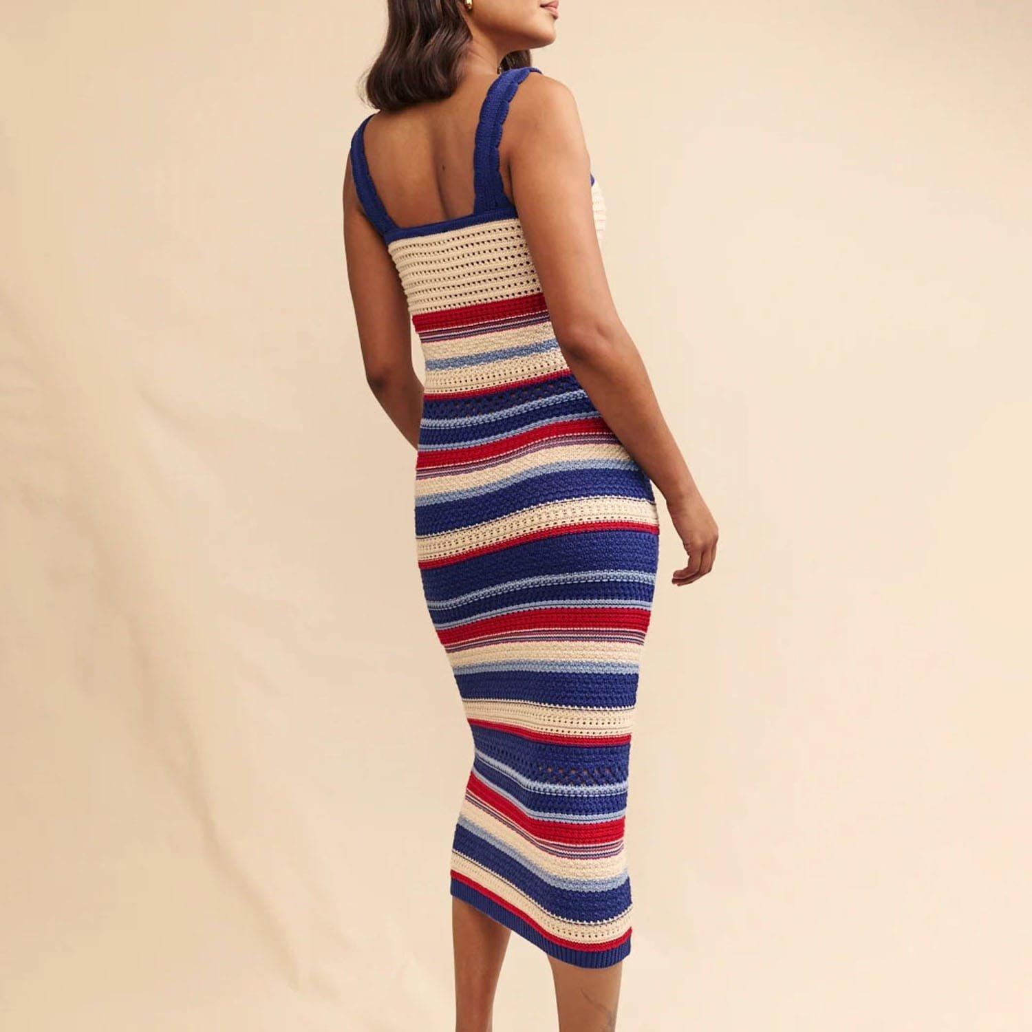 Multi Colour - Nobodys Child - Fearne Cotton Stripe Midi Dress - 2