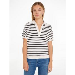 Tommy Hilfiger Relaxed Fit Striped Polo Shirt