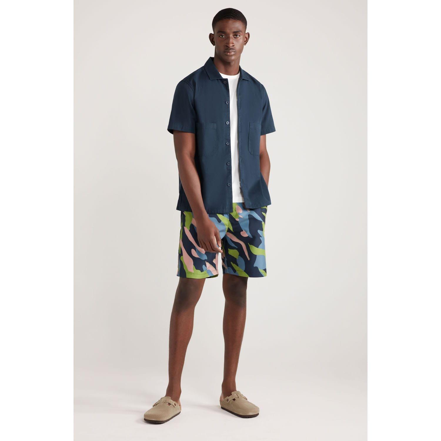 Navy - Farah - Colbert Swim Shorts - 2