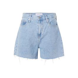 Calvin Klein Jeans Raw Cut Edge Mom Shorts