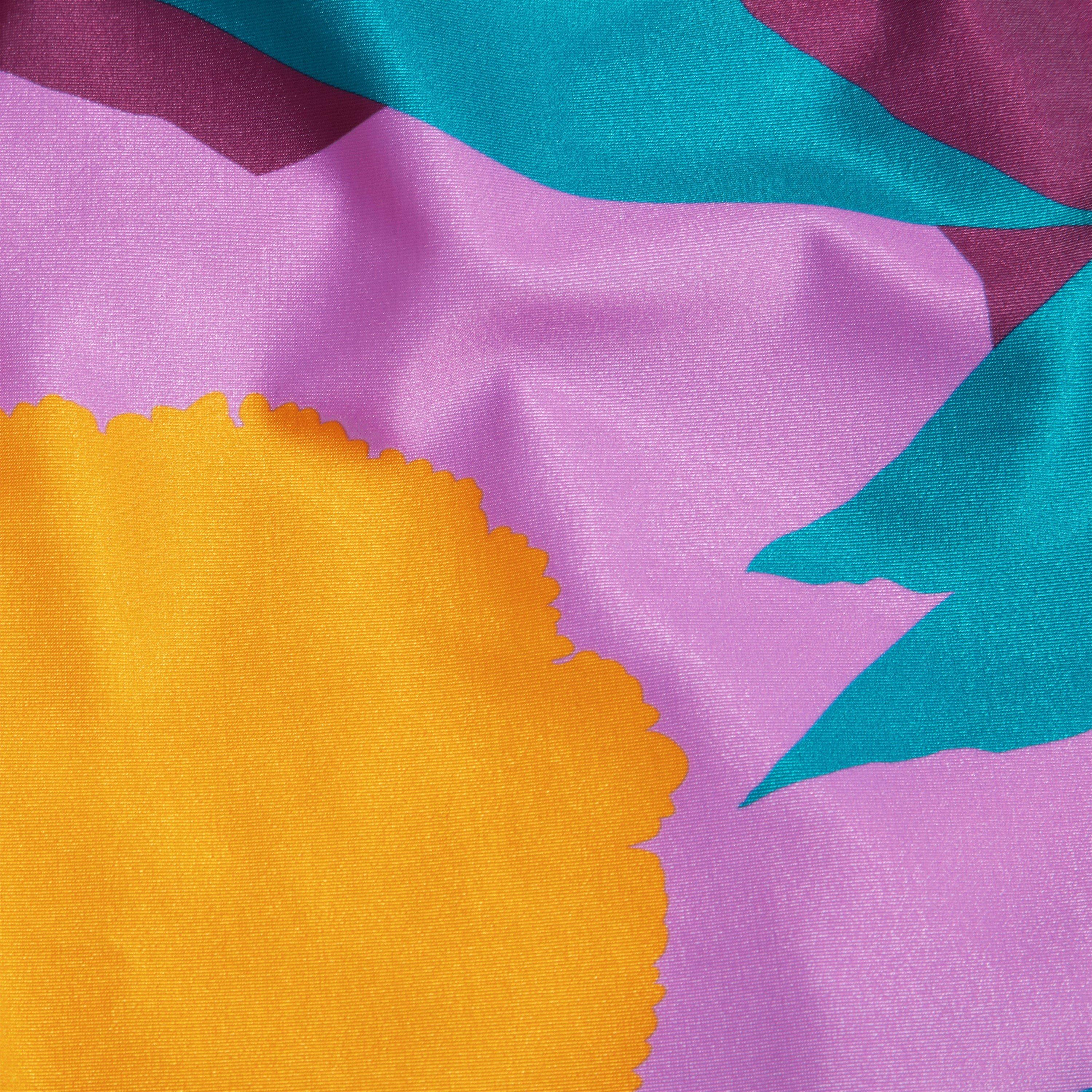 Multi Colour - Speedo - Printed Asymmetic 1 Piece Swimsuit - 4