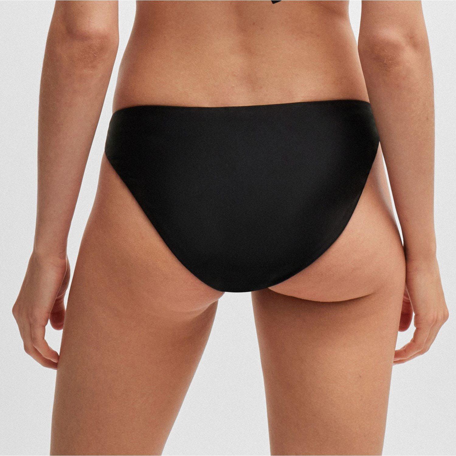 Black - Boss - Double B Monogram Fully Lined Bikini Bottoms - 2