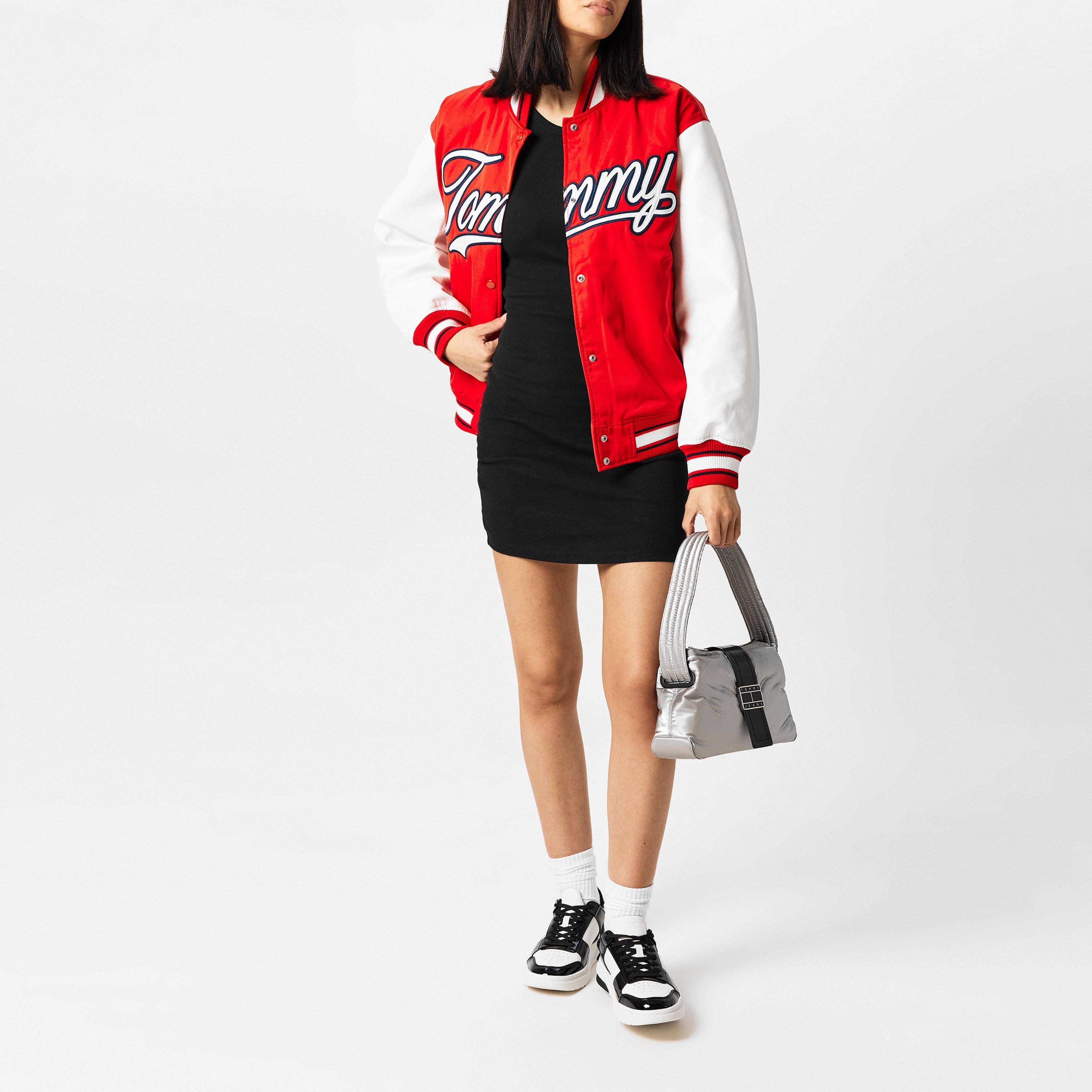 Crna - Tommy Jeans - Ribbed Mini Dress - 6