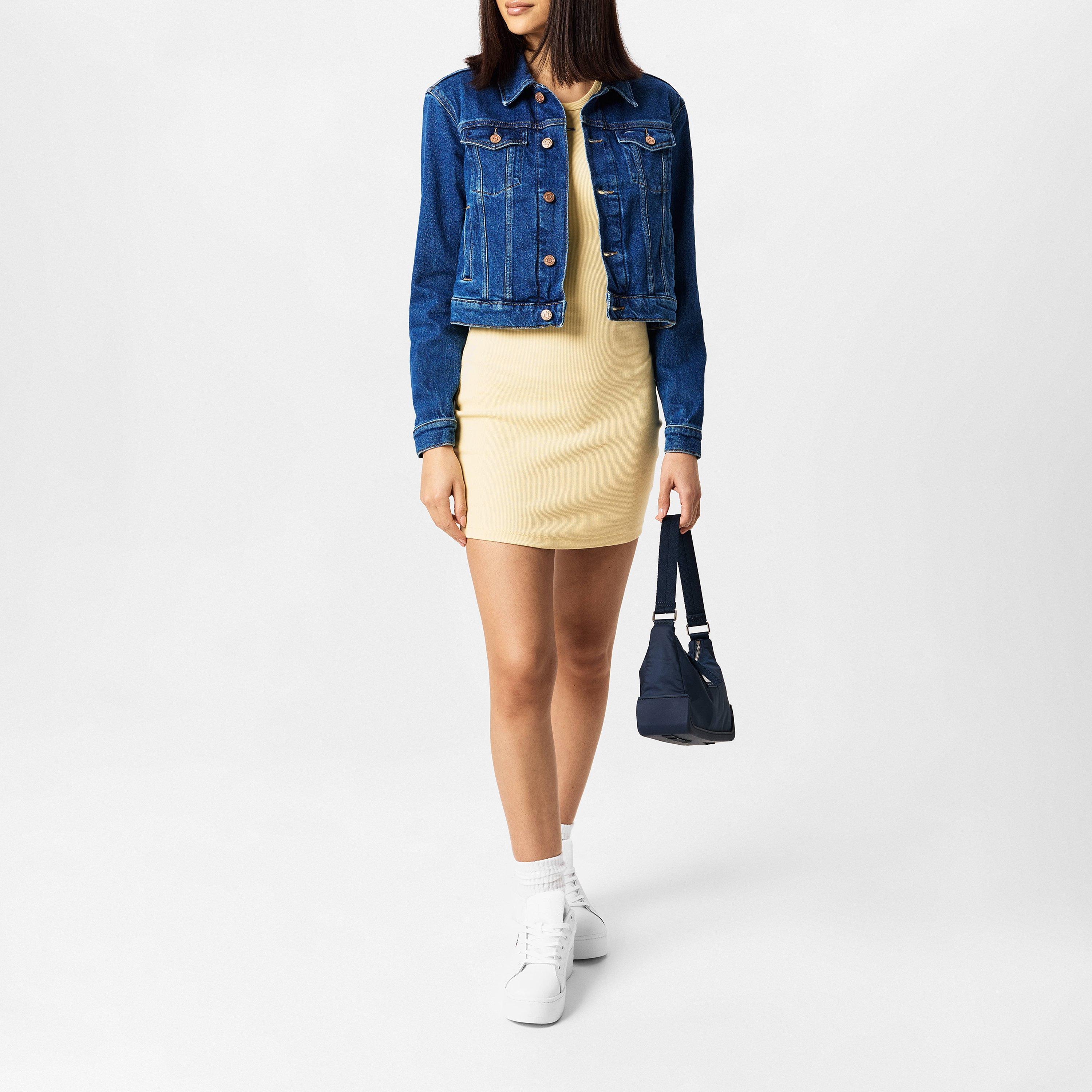 Lemon Zest - Tommy Jeans - Ribbed Mini Dress - 6