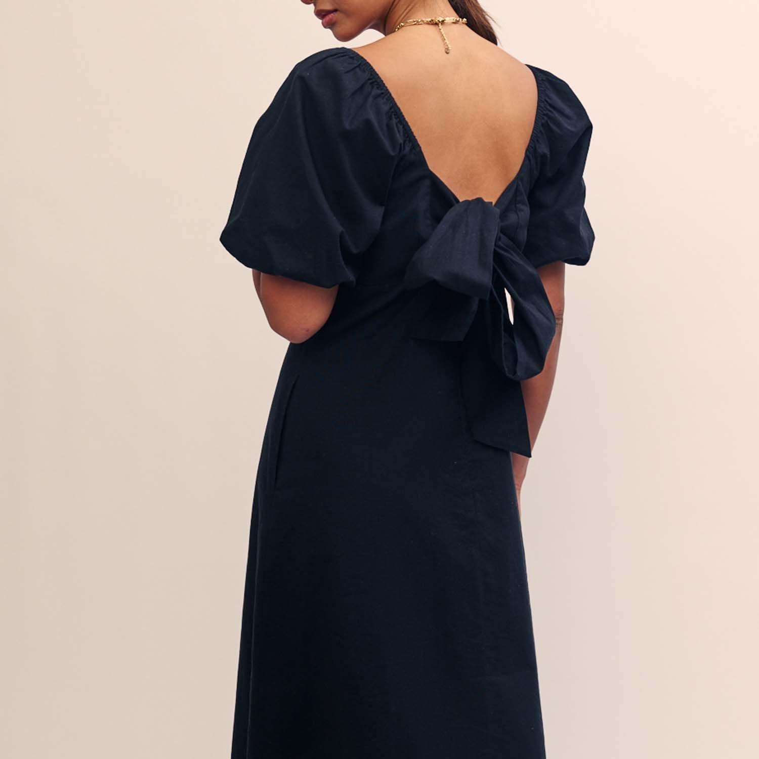 Black - Nobodys Child - Talitha Midi Dress - 3