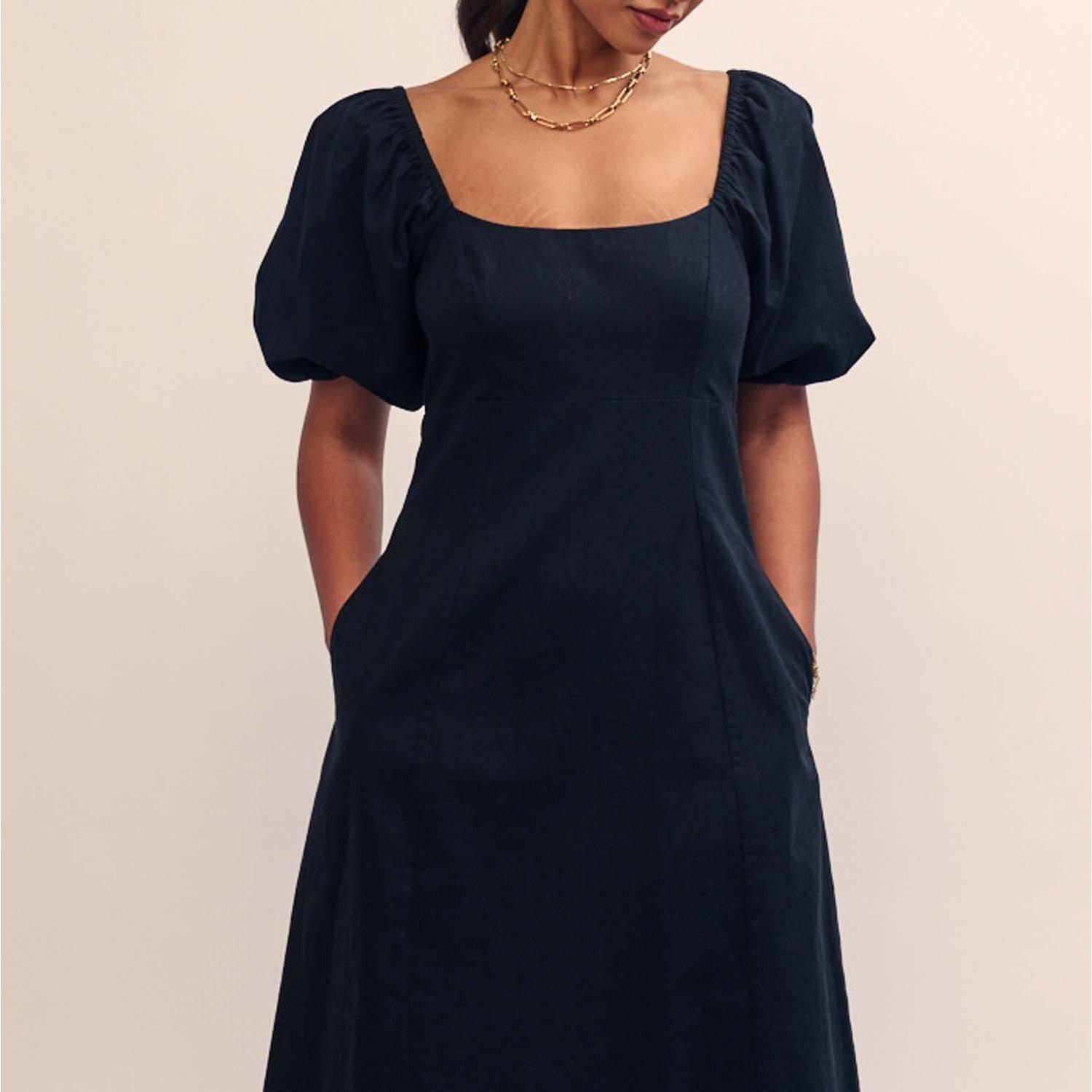 Black - Nobodys Child - Talitha Midi Dress - 6