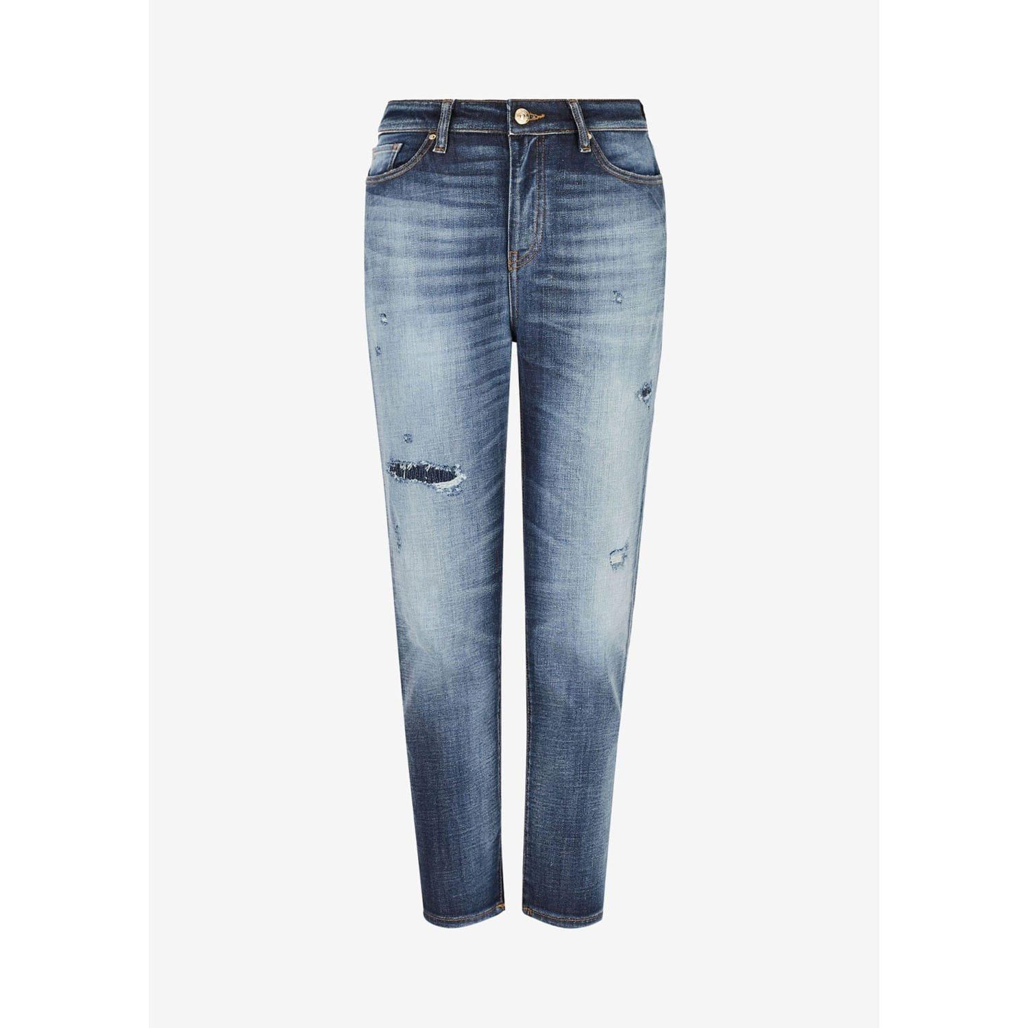 Indigo - Armani Exchange - J16 Boyfriend- Fit Jeans