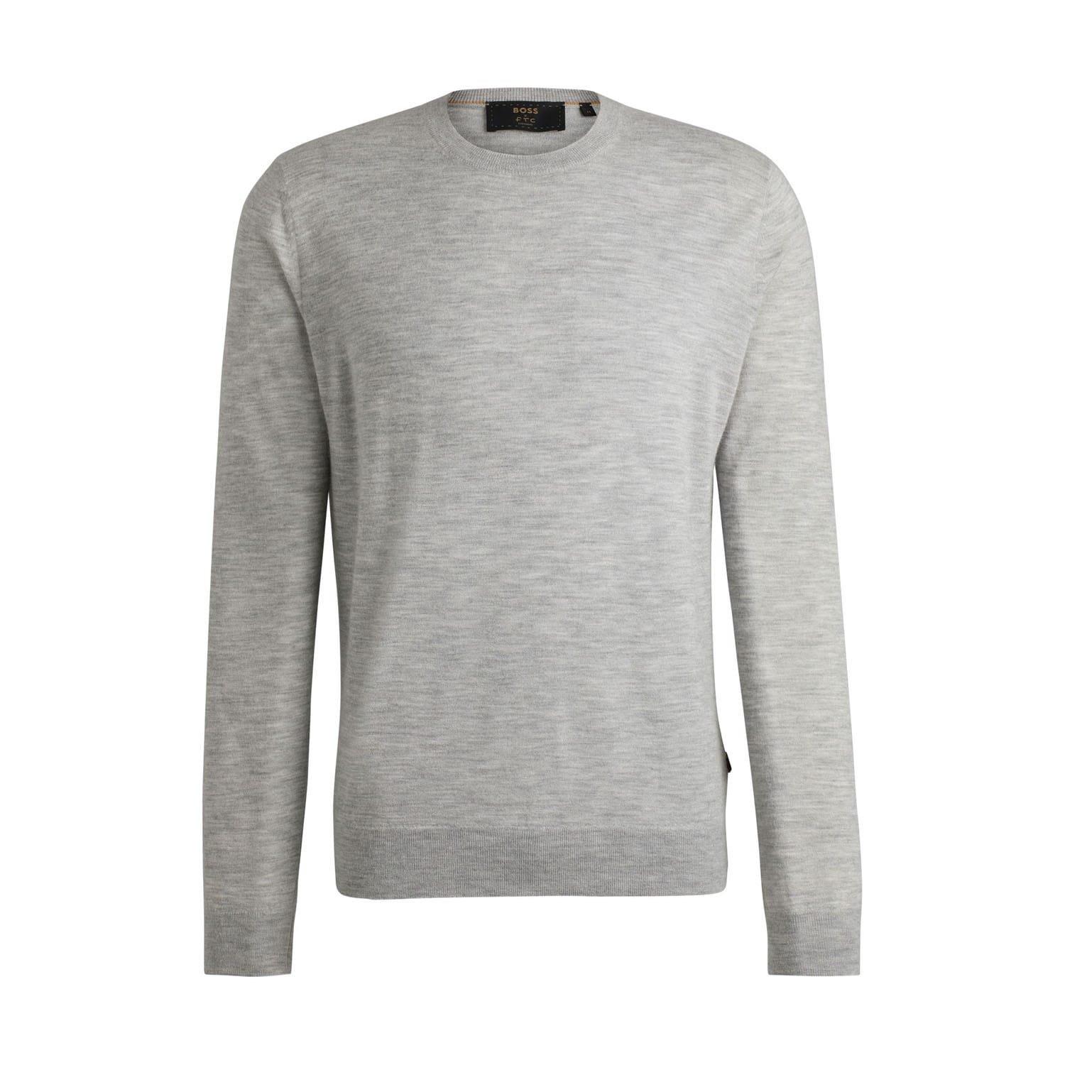 Grey - Boss - L-Borello Cashmere Sweater - 5