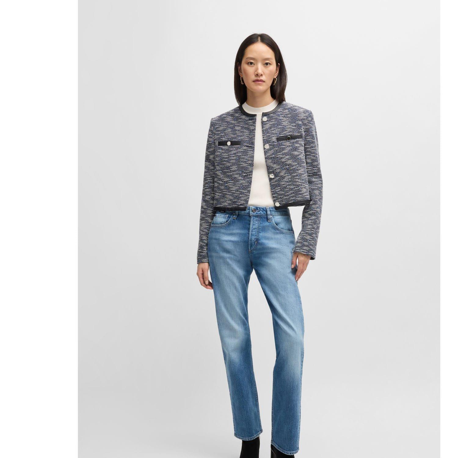 White - Boss - Feskiera Knitted Sweater - 4