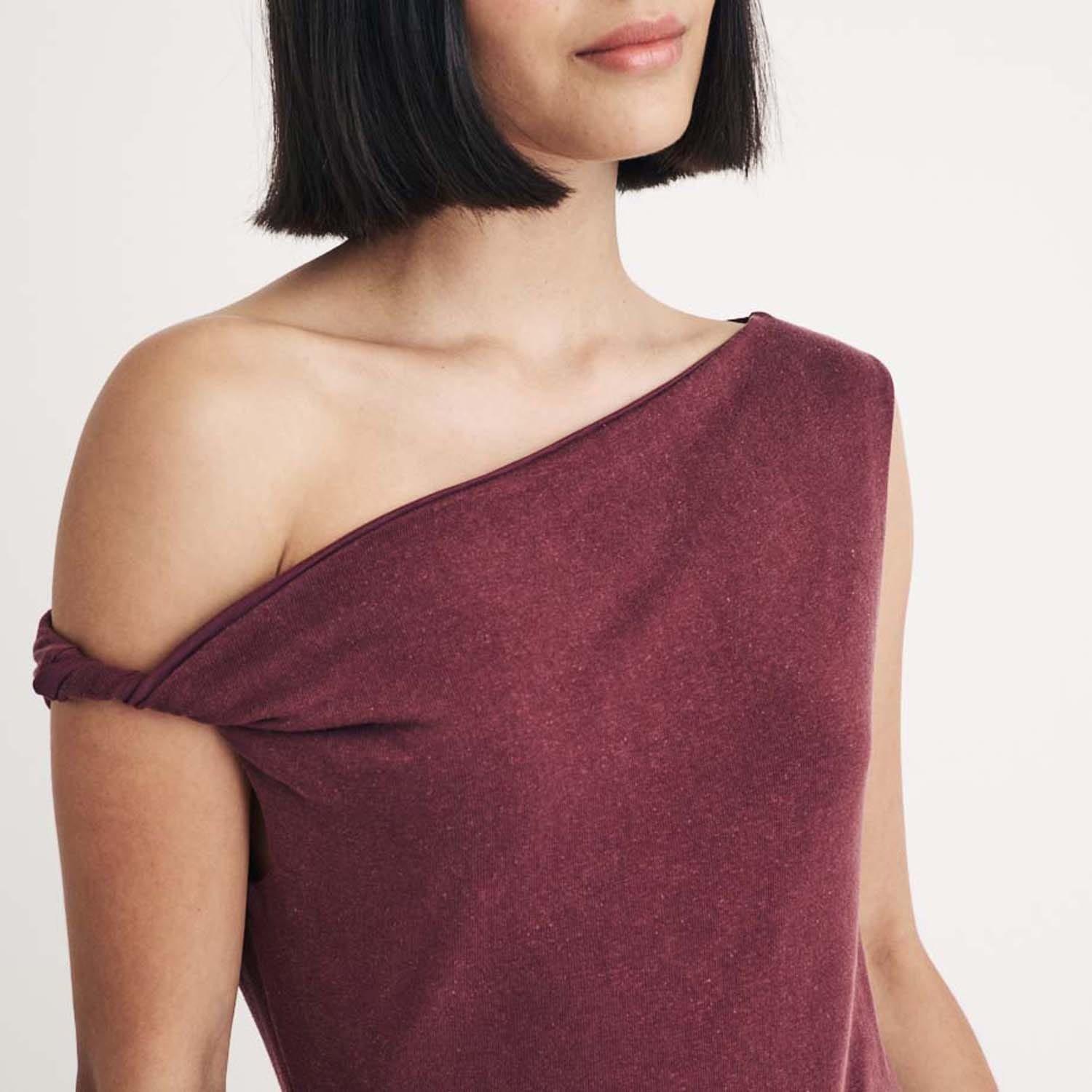 Purple - Nobodys Child - Andrea Twist Shoulder Midi Dress - 3