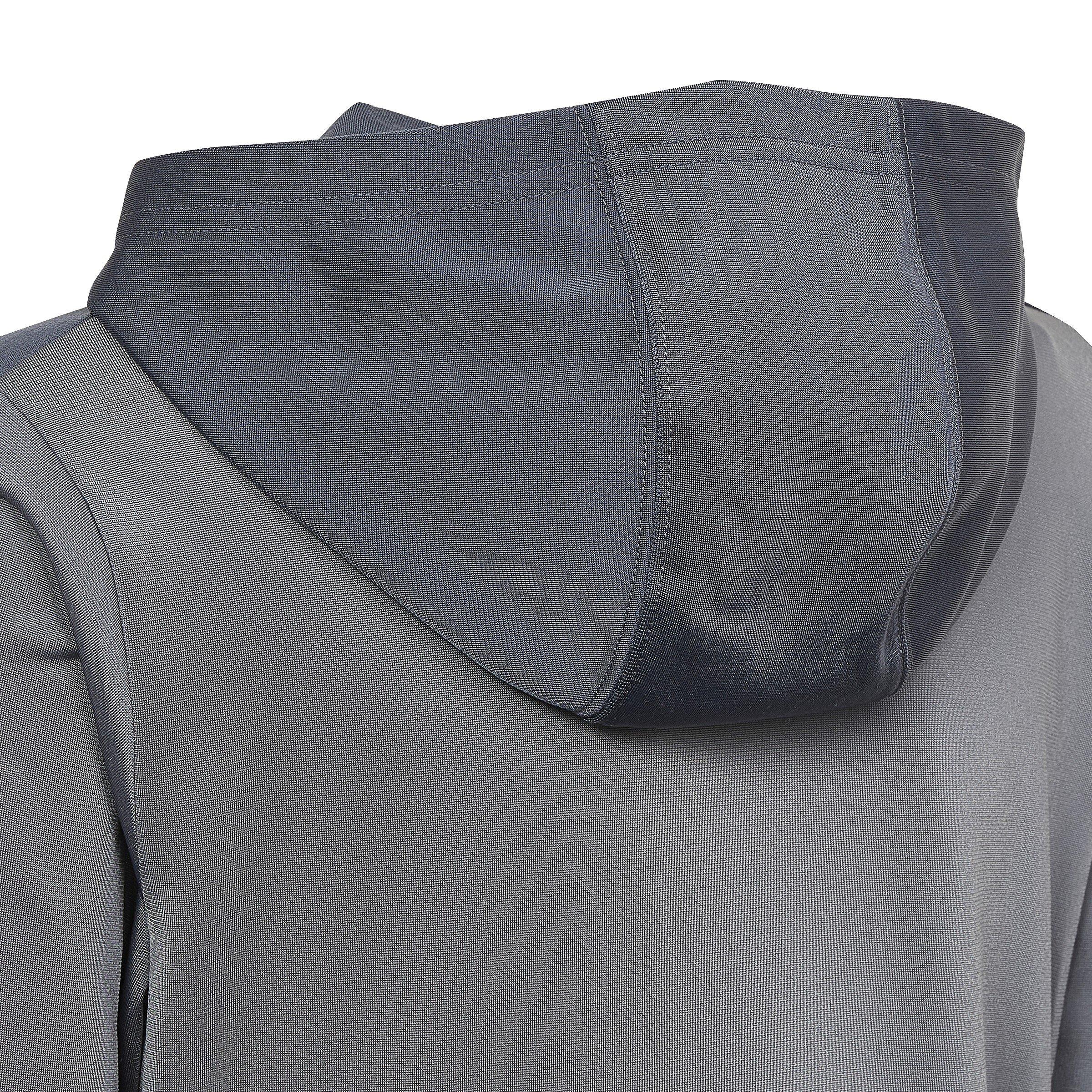 Grey - adidas Originals - Full Zip Hooded Sweatshirt - 3