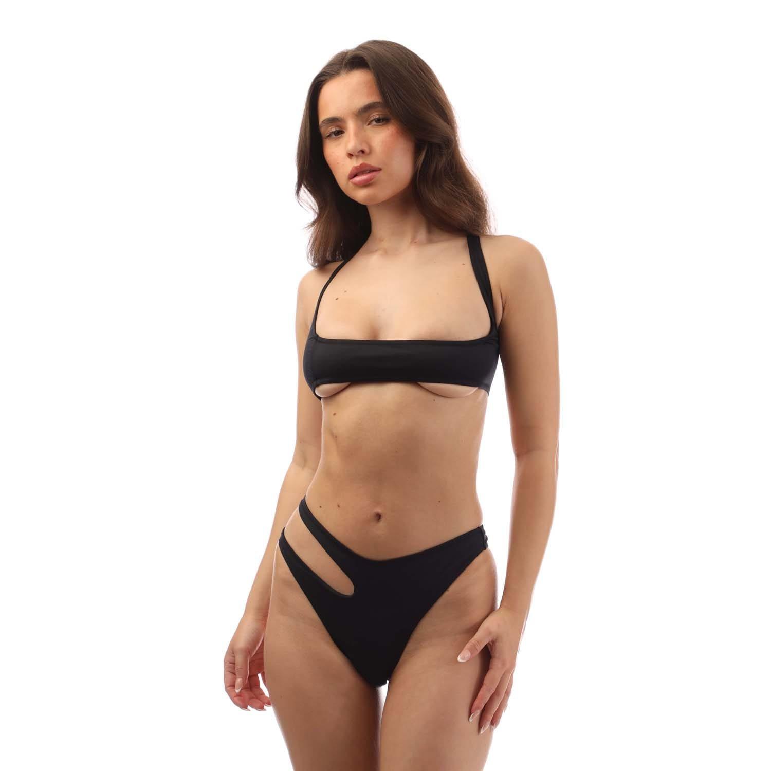 Black-White - Off White - Cut Out Bikini - 1