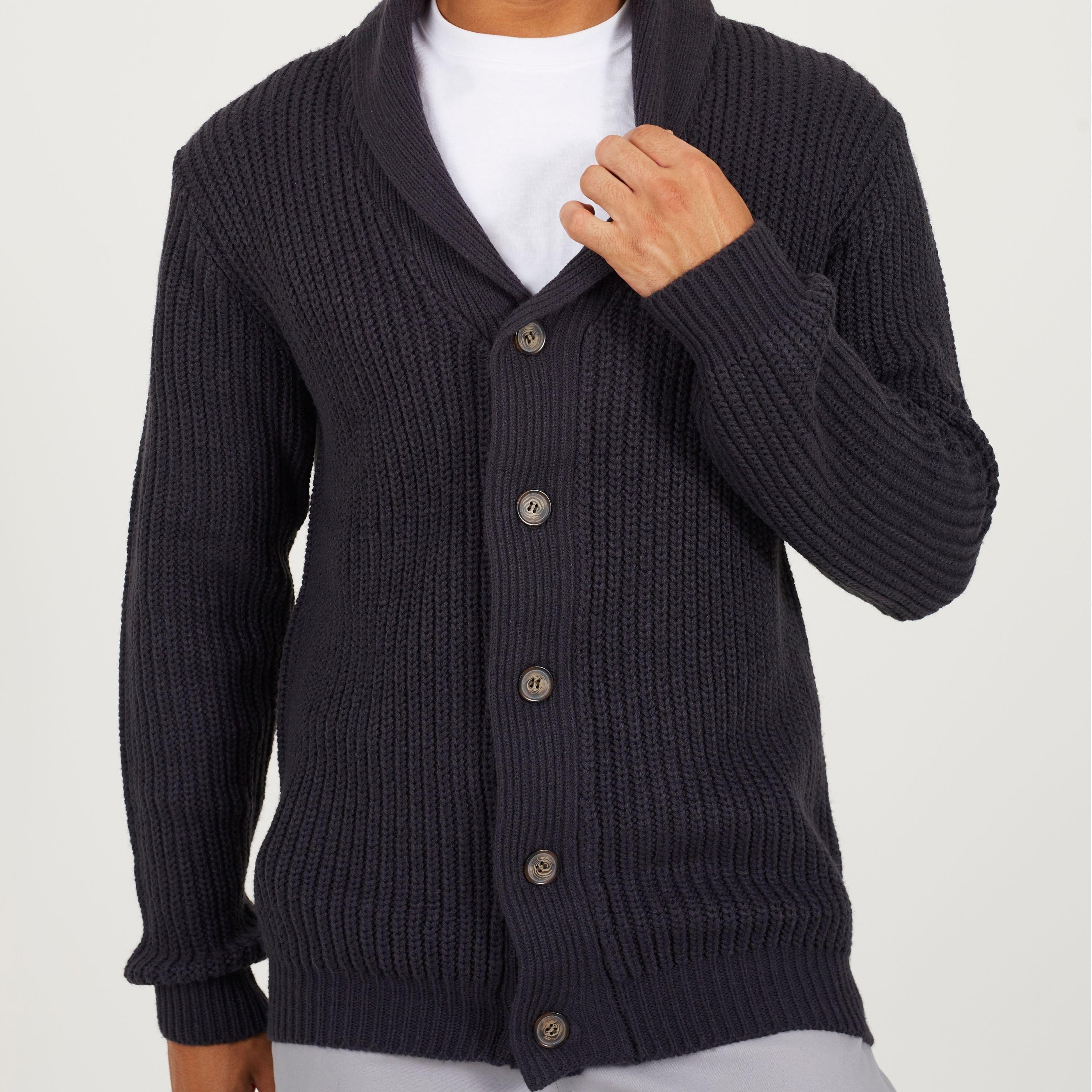 Midnight Navy - Brave Soul - Shawl Nck Cardi Sn62 - 3