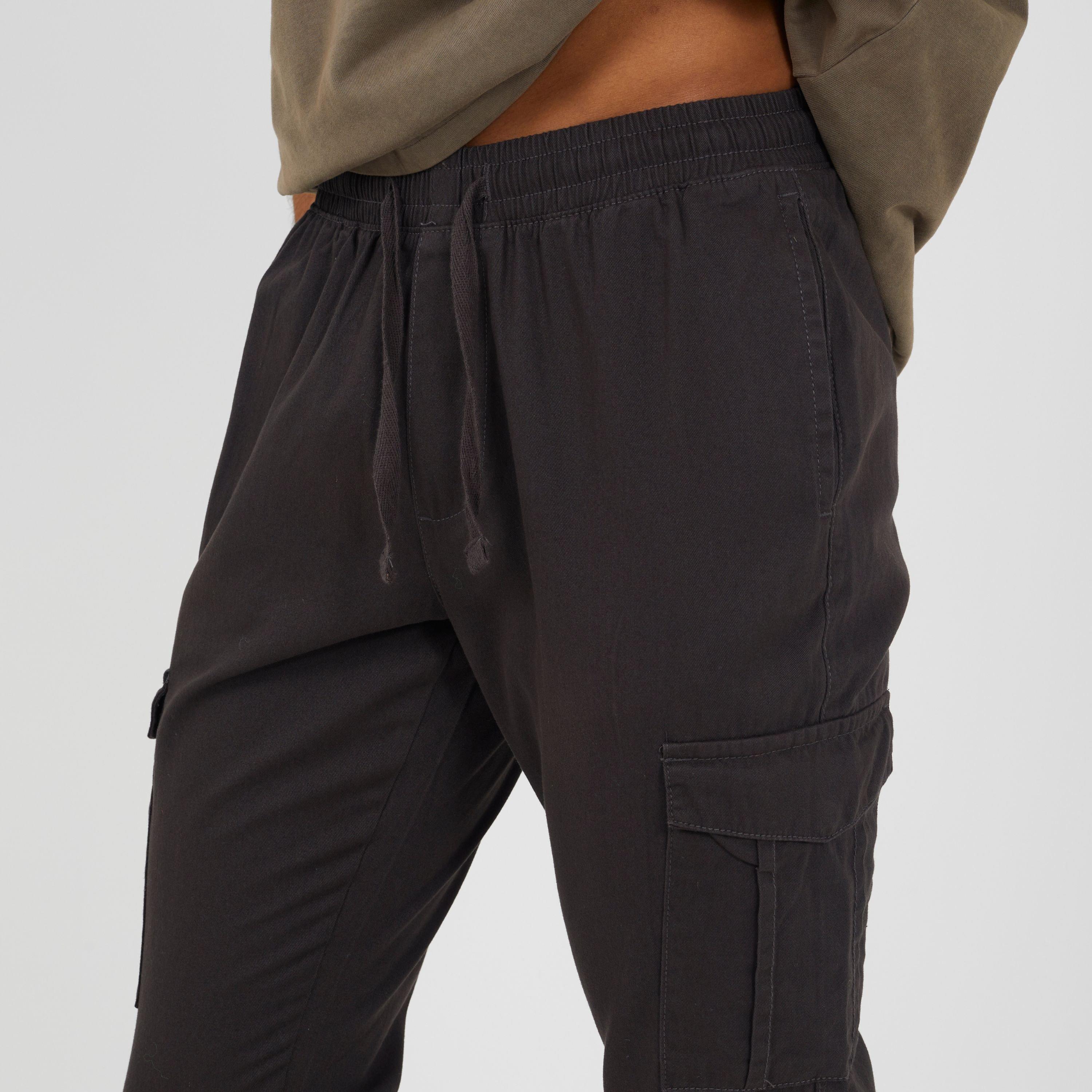 Dark Grey - Brave Soul - Twill Pant Sn62 - 3