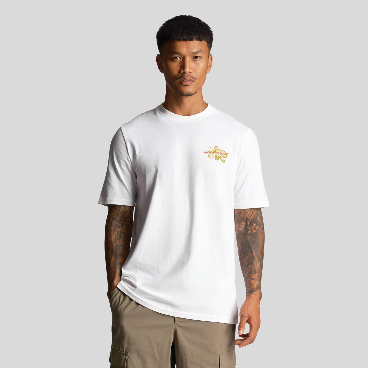 White - Lyle and Scott - Graphic T-Shirt - 1