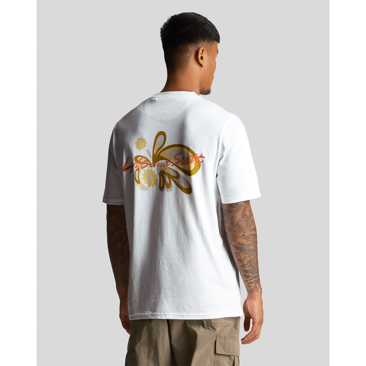 White - Lyle and Scott - Graphic T-Shirt - 3