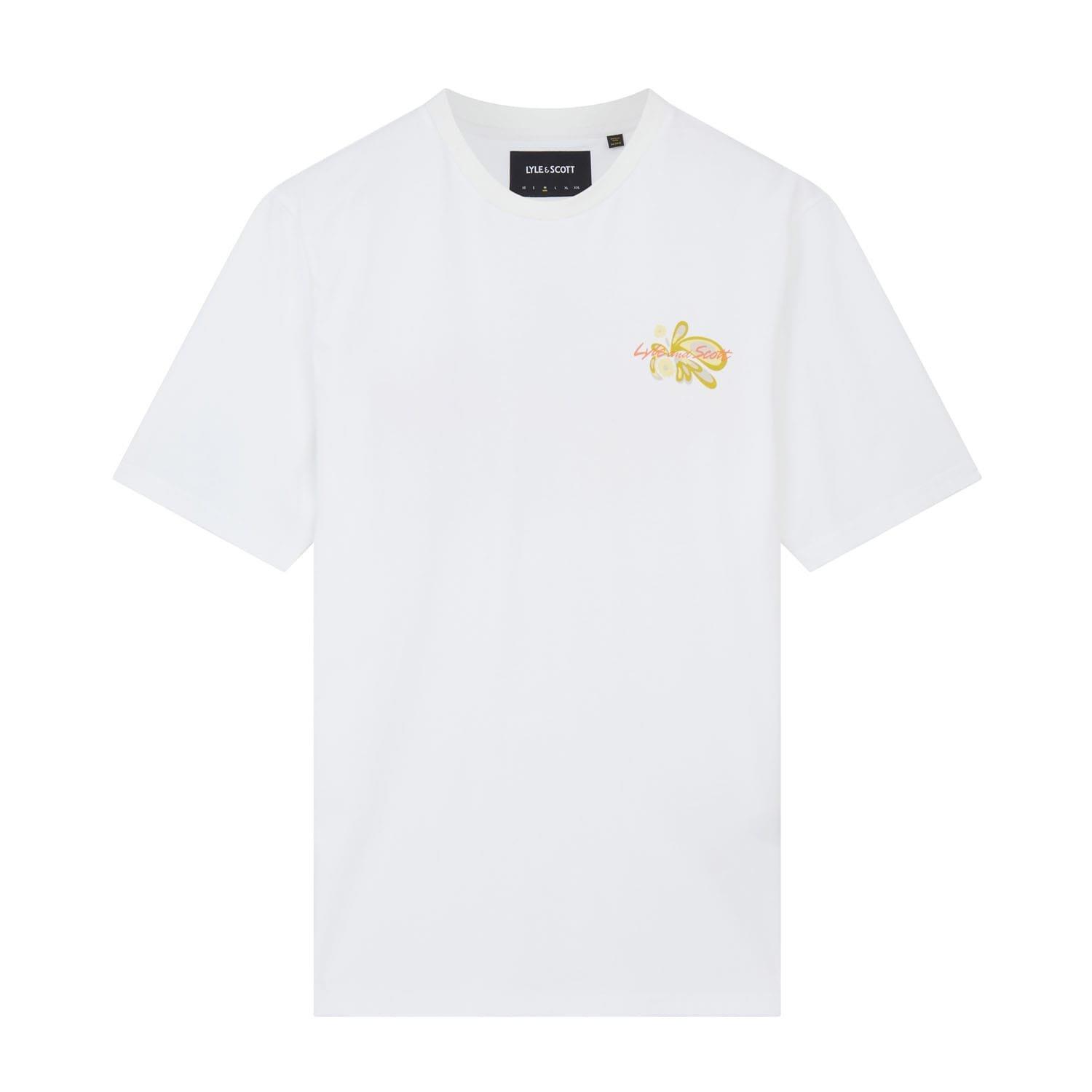 White - Lyle and Scott - Graphic T-Shirt - 5