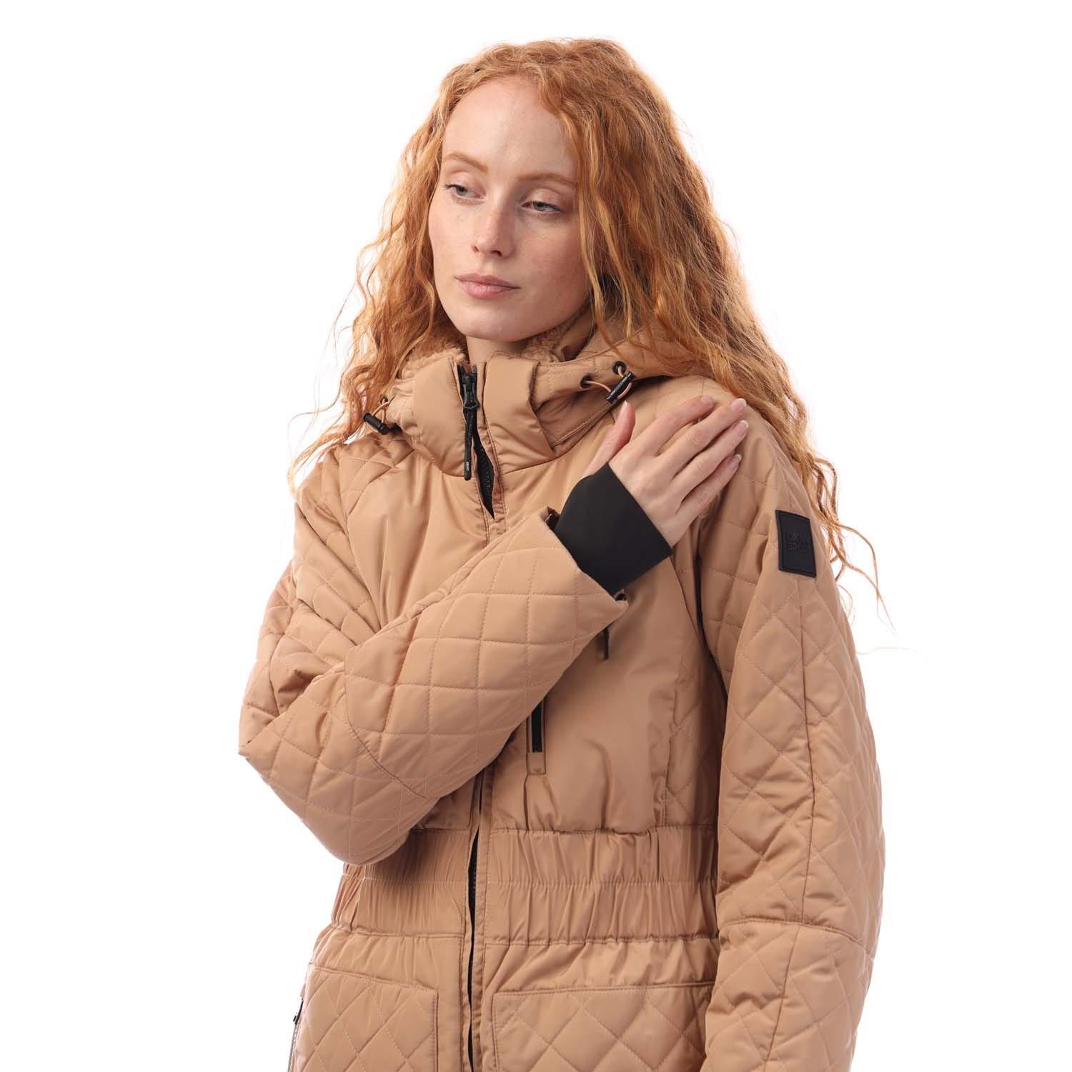 Beige - DKNY - Quilted Transitional Jacket - 2