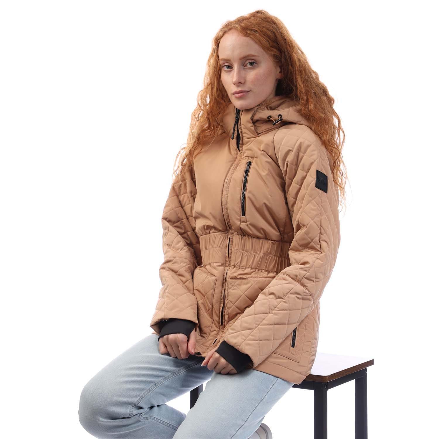 Beige - DKNY - Quilted Transitional Jacket - 4
