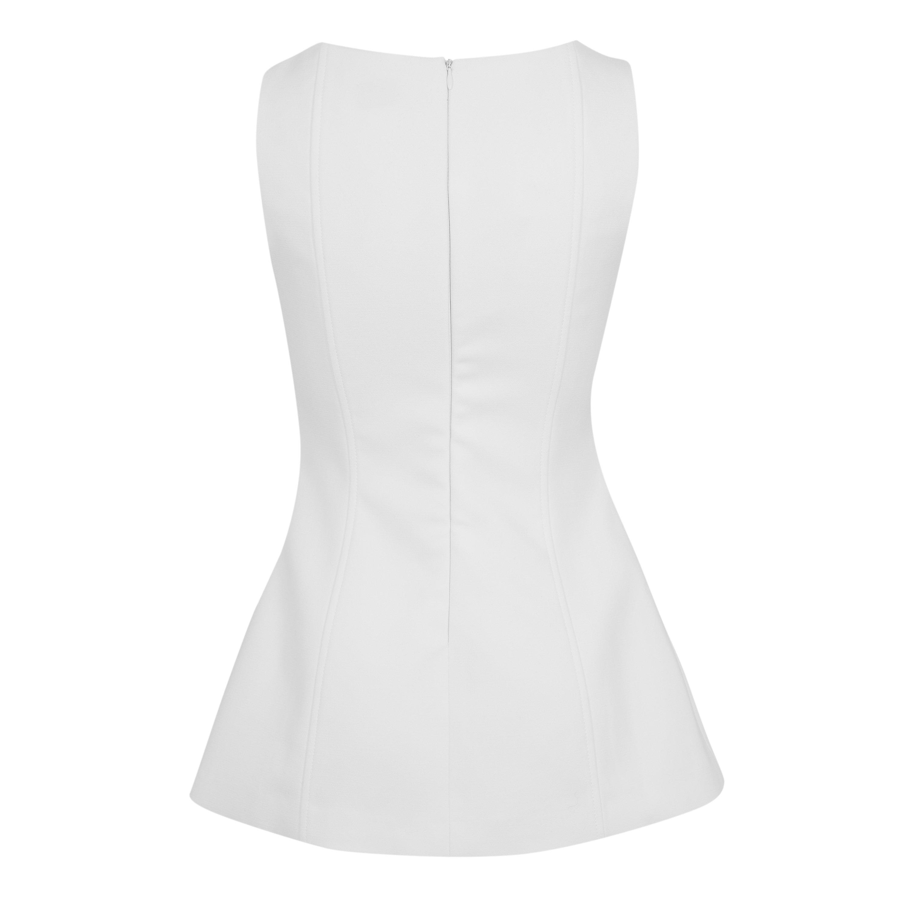 White - Anne Louise Boutique - Anne Lo Icon Top Ld61 - 2