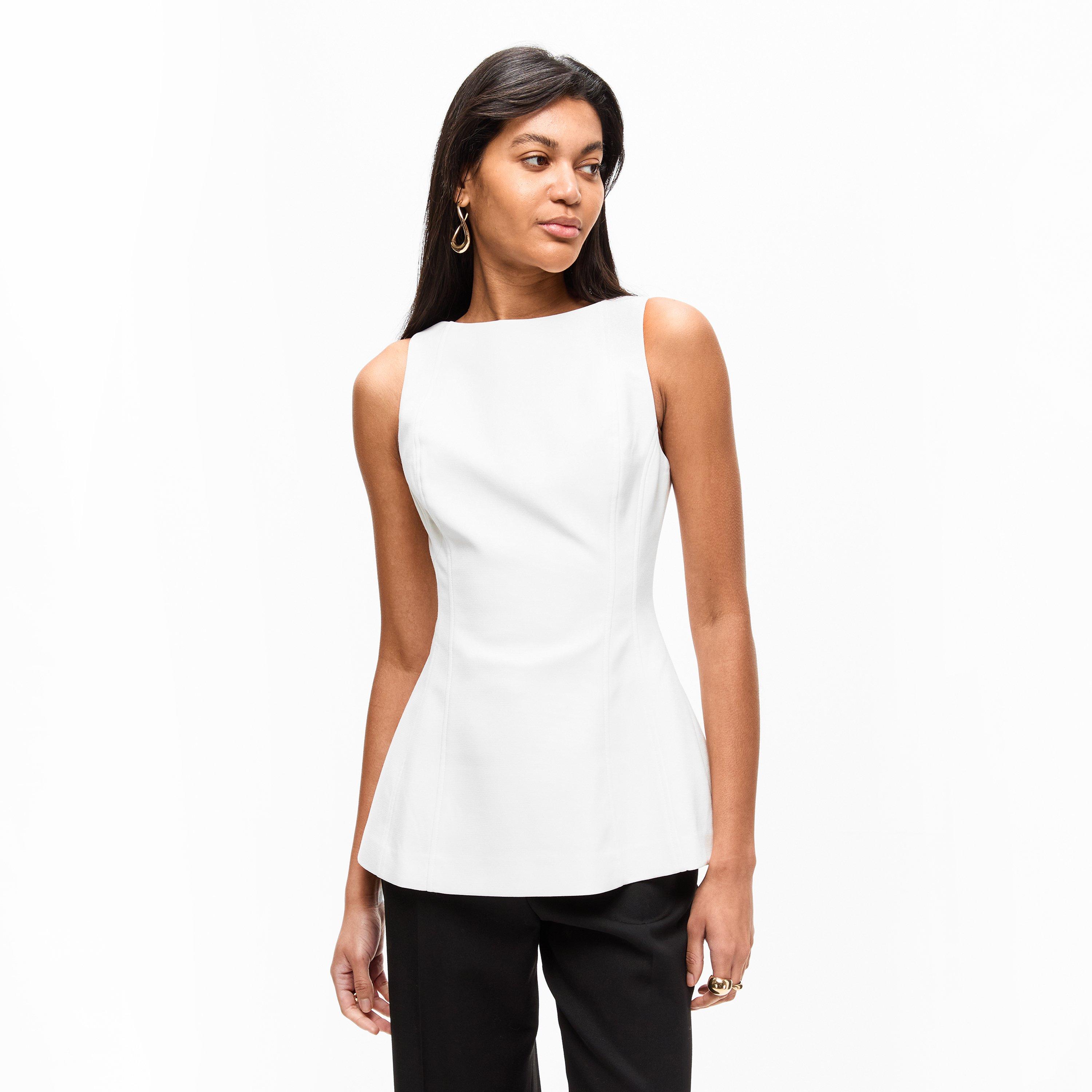 White - Anne Louise Boutique - Anne Lo Icon Top Ld61 - 3