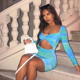 I Saw It First Ombre Print Cut Out