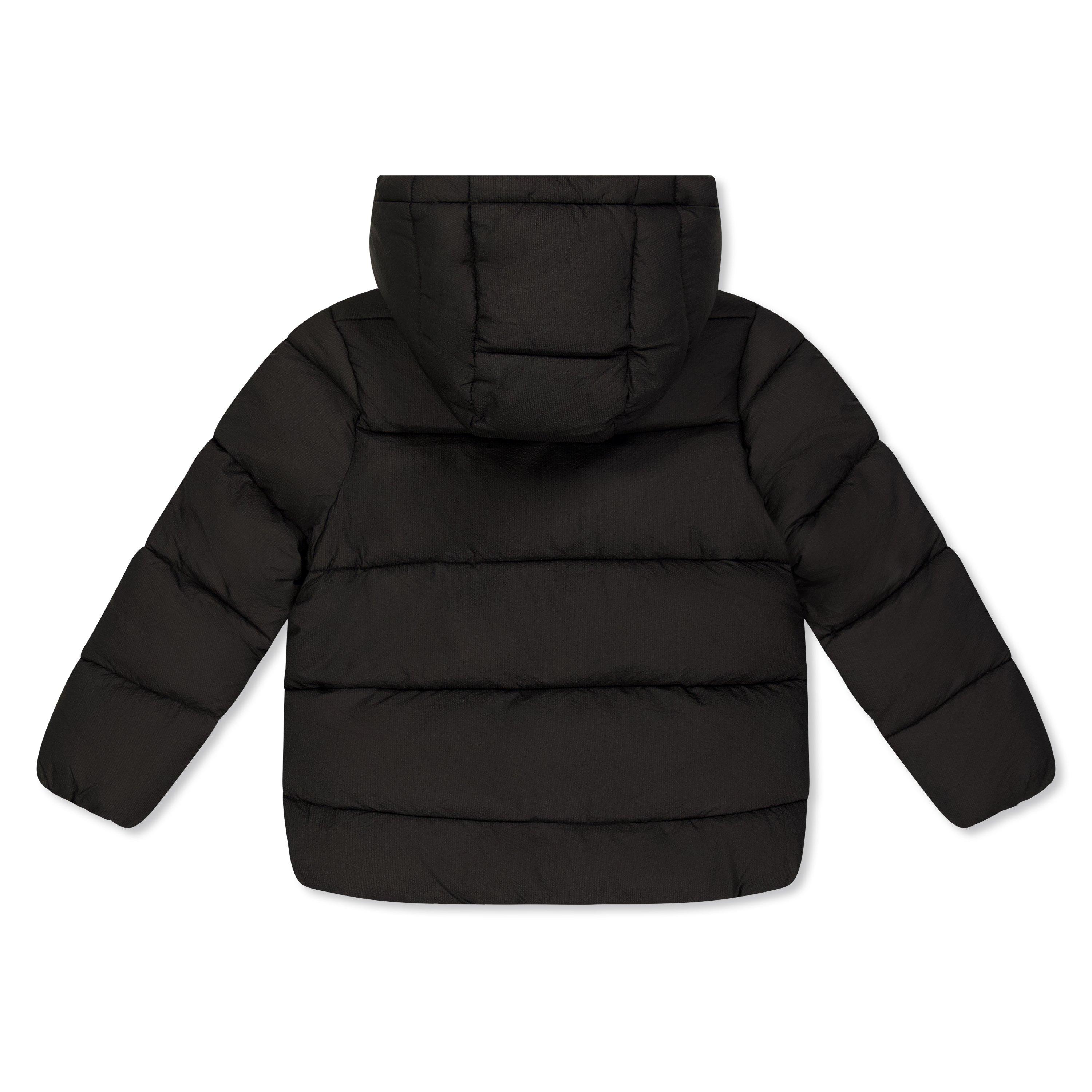 Jet Black - Lyle and Scott - Kids' Ripstop Long Puffer Jacket - 2