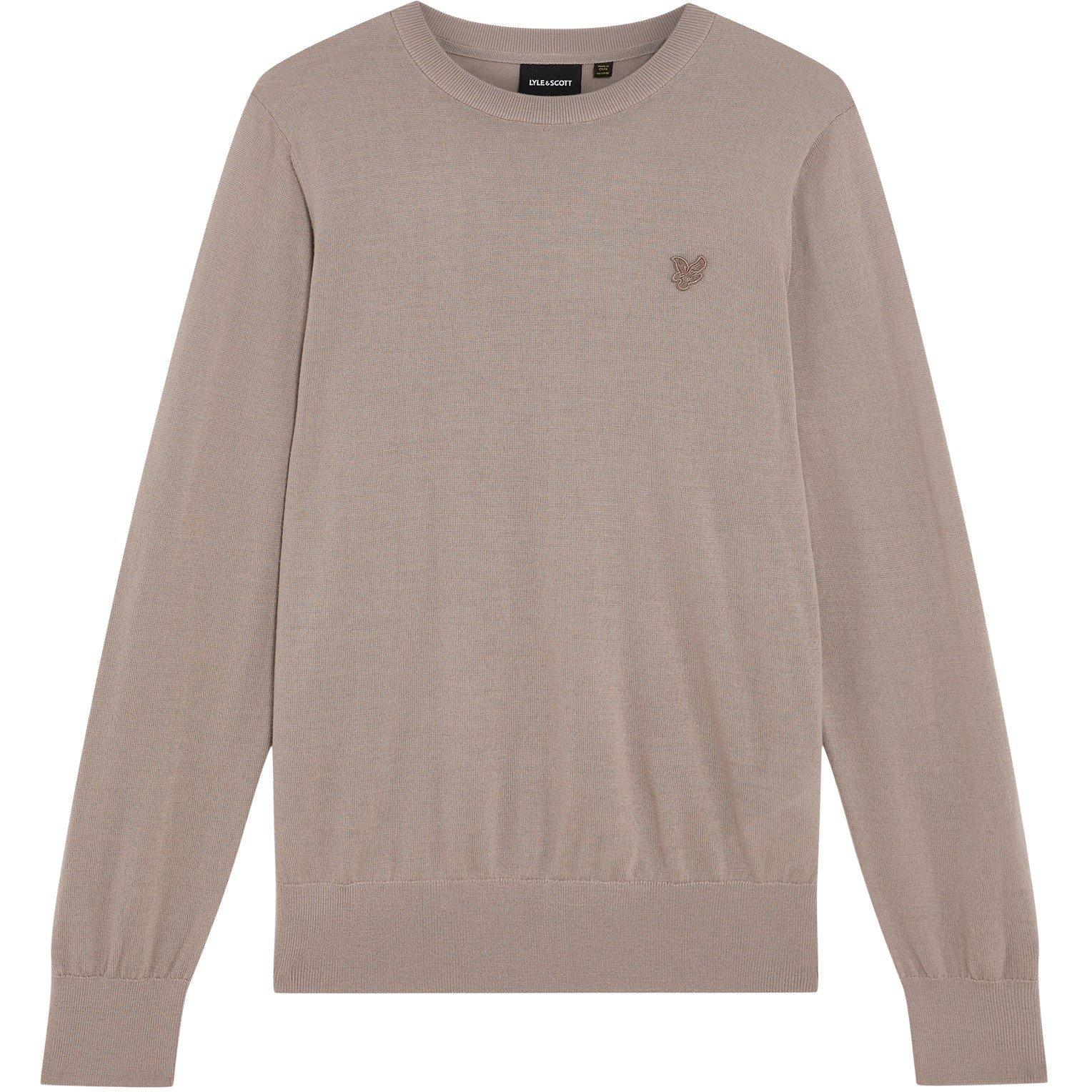 Lyle And Scott Men's Crew Neck Jumper - Cinder - S