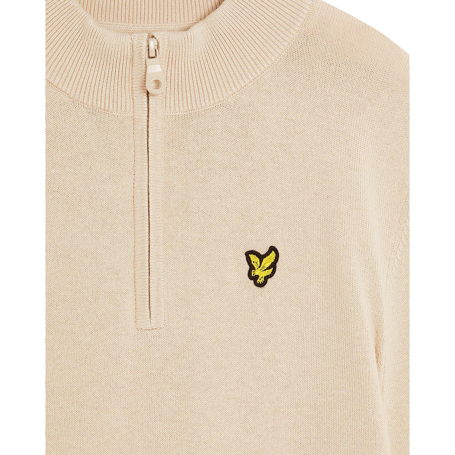 Putty - Lyle and Scott - Kids' 1/4 Zip Knitted Jumper - 1