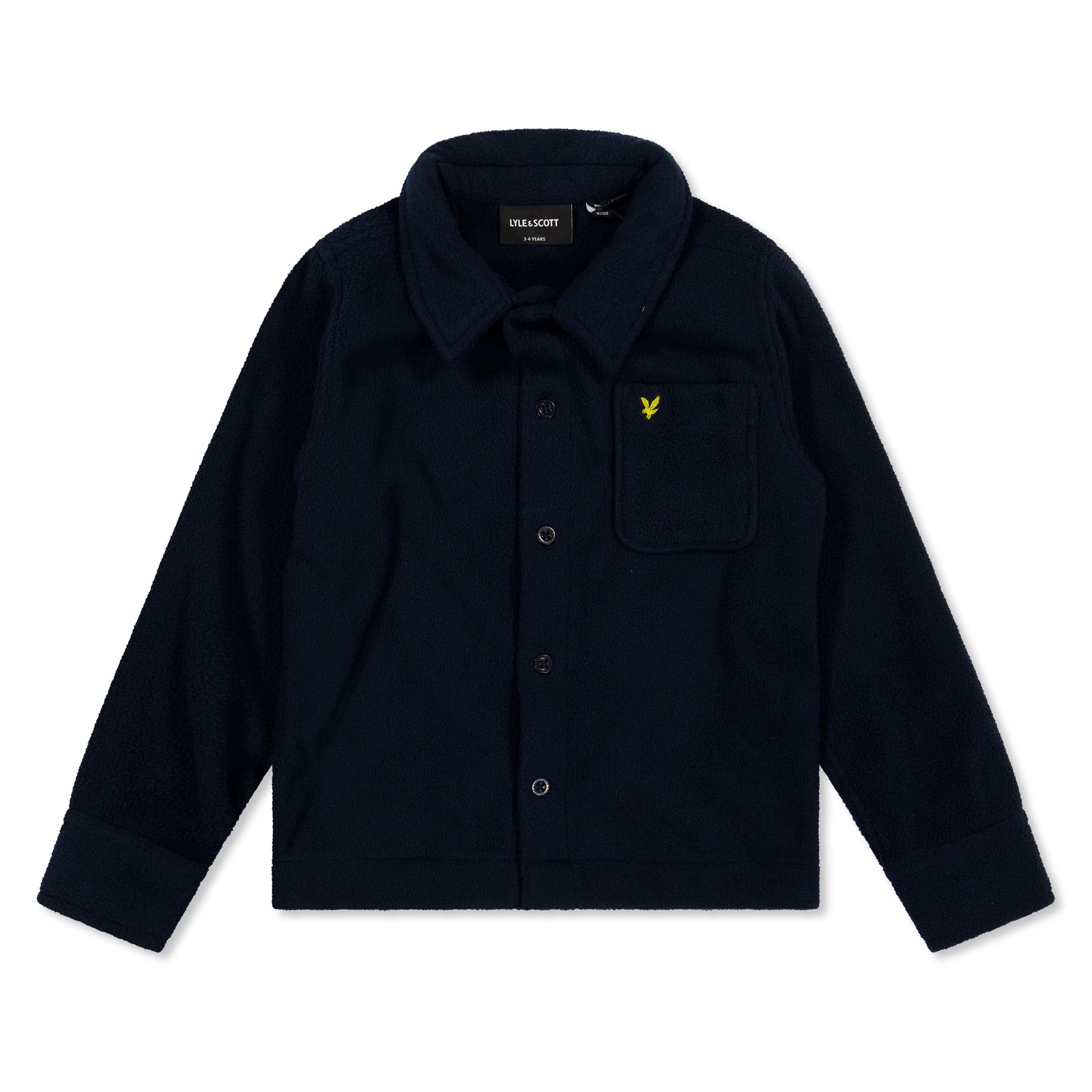 Dark Navy - Lyle and Scott - Kids' Polar Overshirt - 1