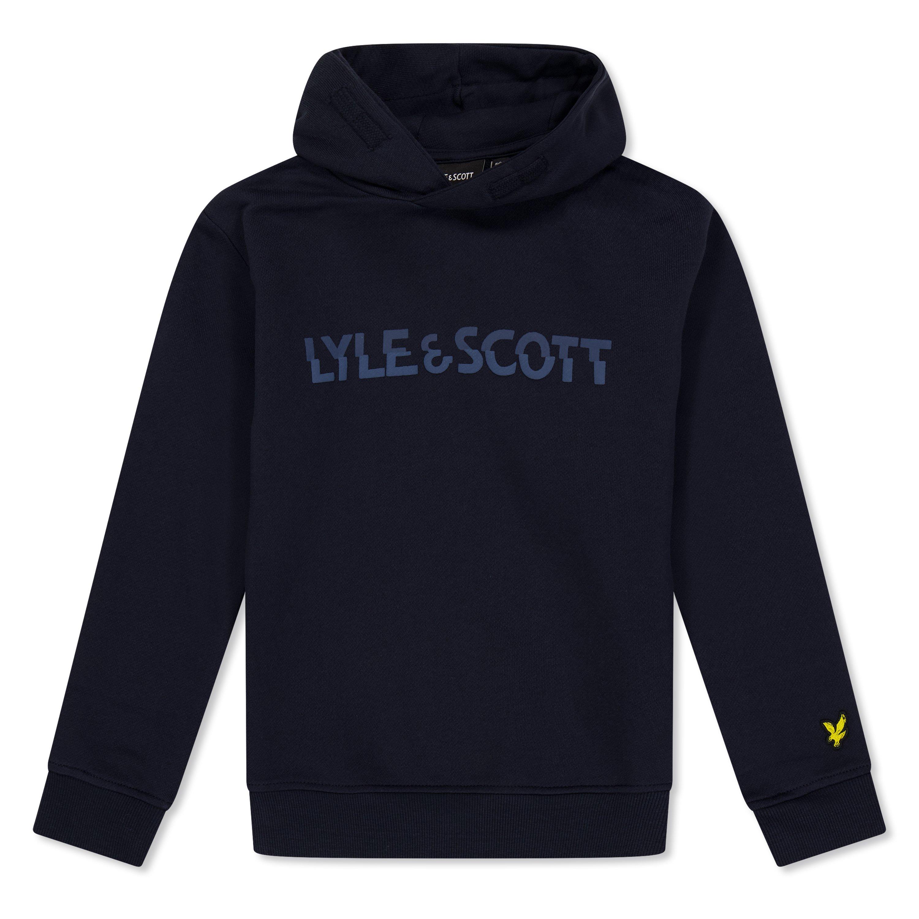 Dark Navy - Lyle and Scott - Kids' Pull Over Hoodie - 1