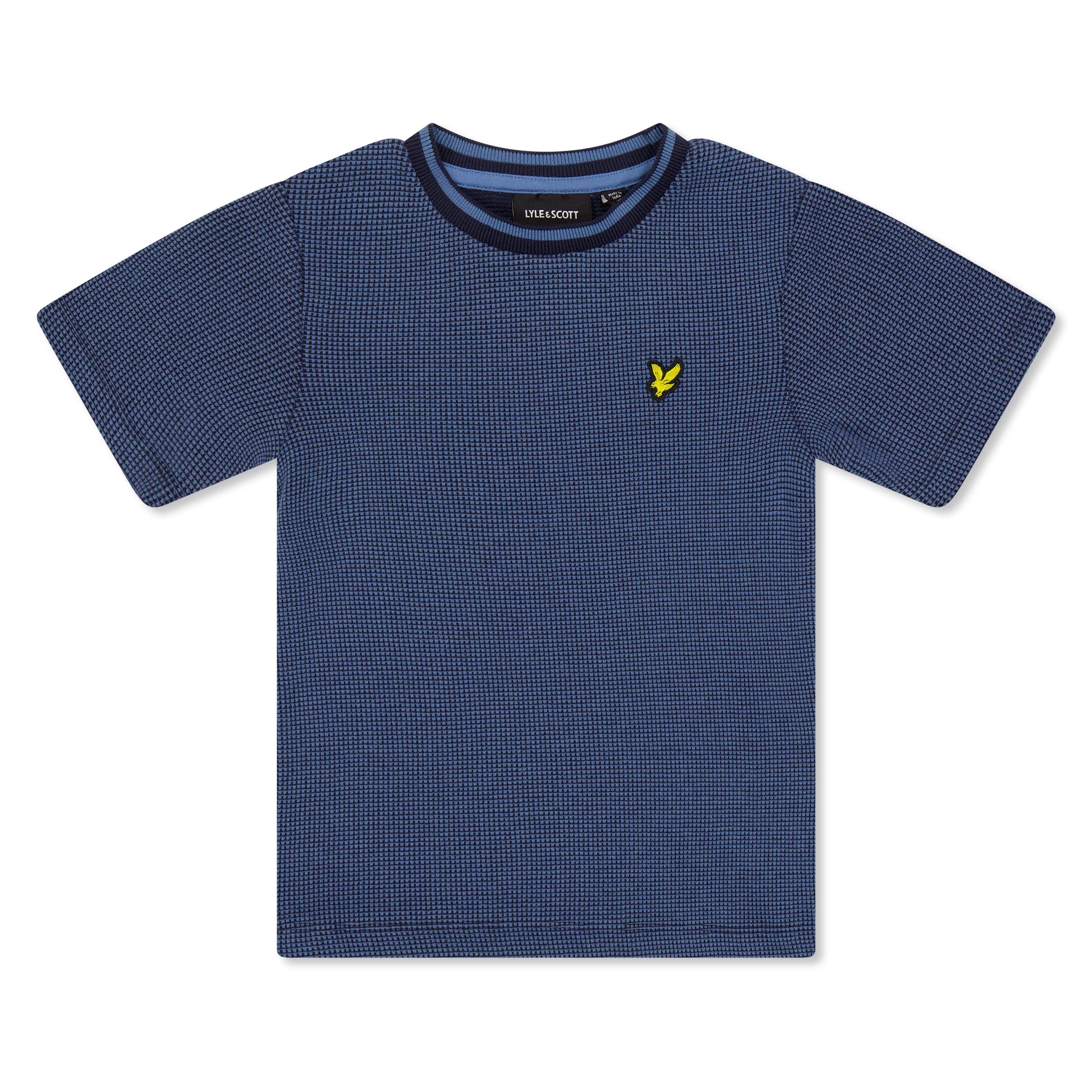 Donkerblauw - Lyle and Scott - Waffle Tee In99 - 1