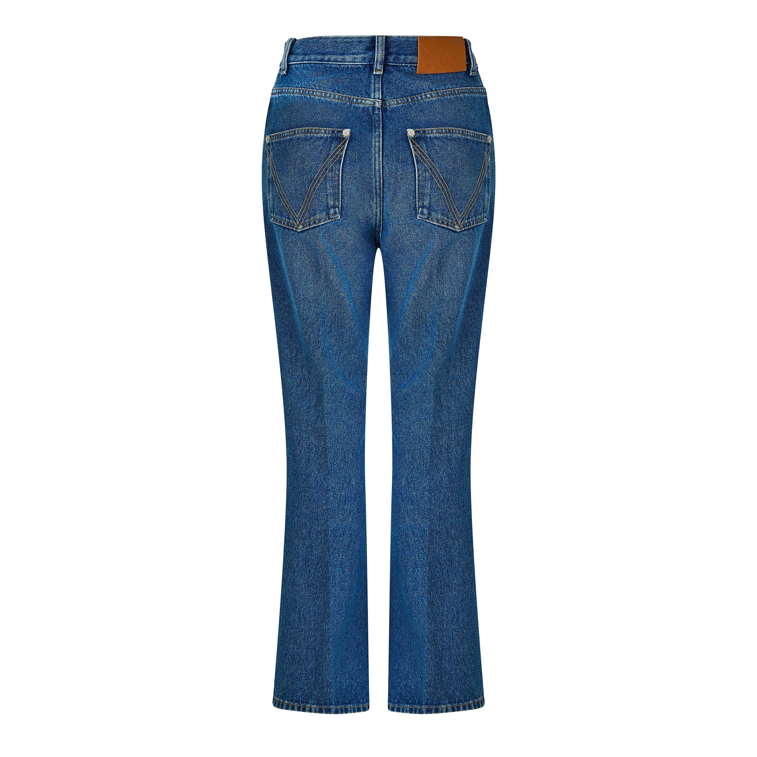Mid Blue - Bottega Veneta - Women's Bootcut Jeans - 2