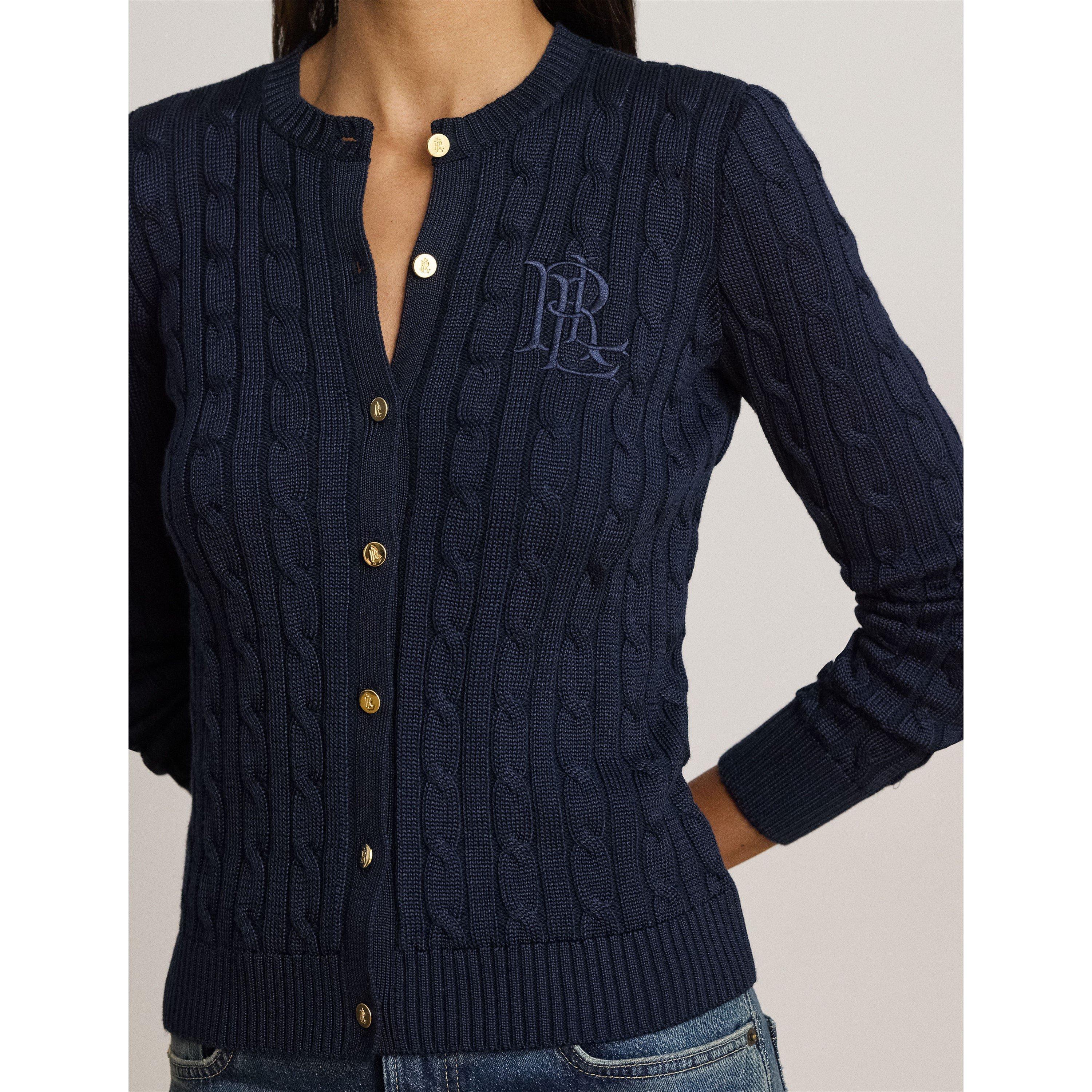 LAUREN NAVY - Lauren by Ralph Lauren - Women's Cardigan - 4