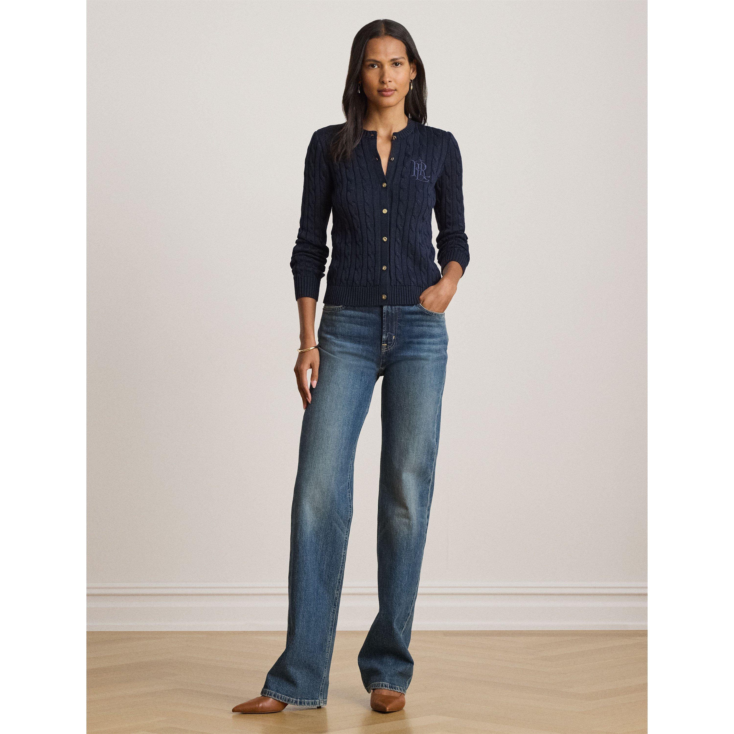 LAUREN NAVY - Lauren by Ralph Lauren - Women's Cardigan - 5