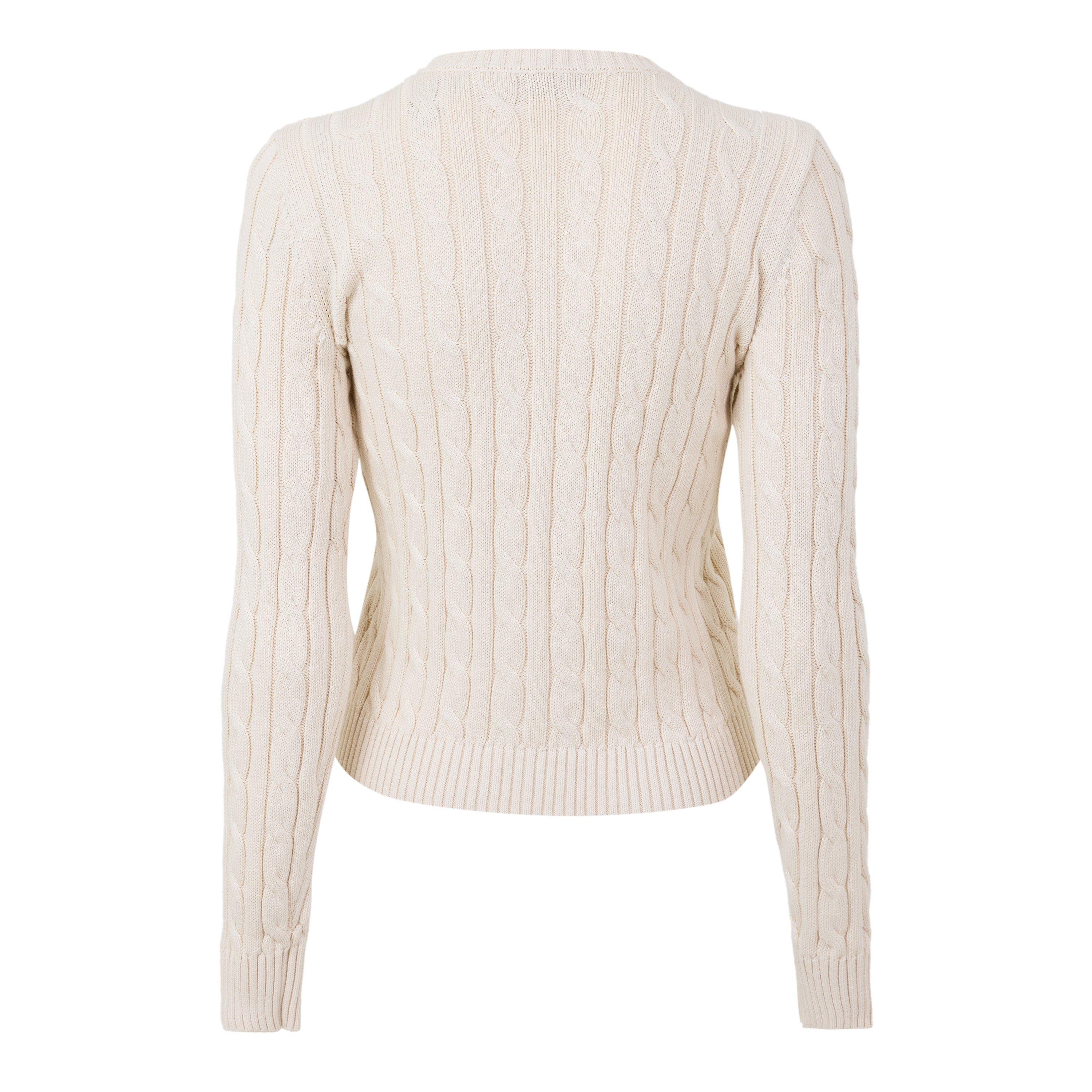 MASC CREAM - Lauren by Ralph Lauren - Women's Cardigan - 2