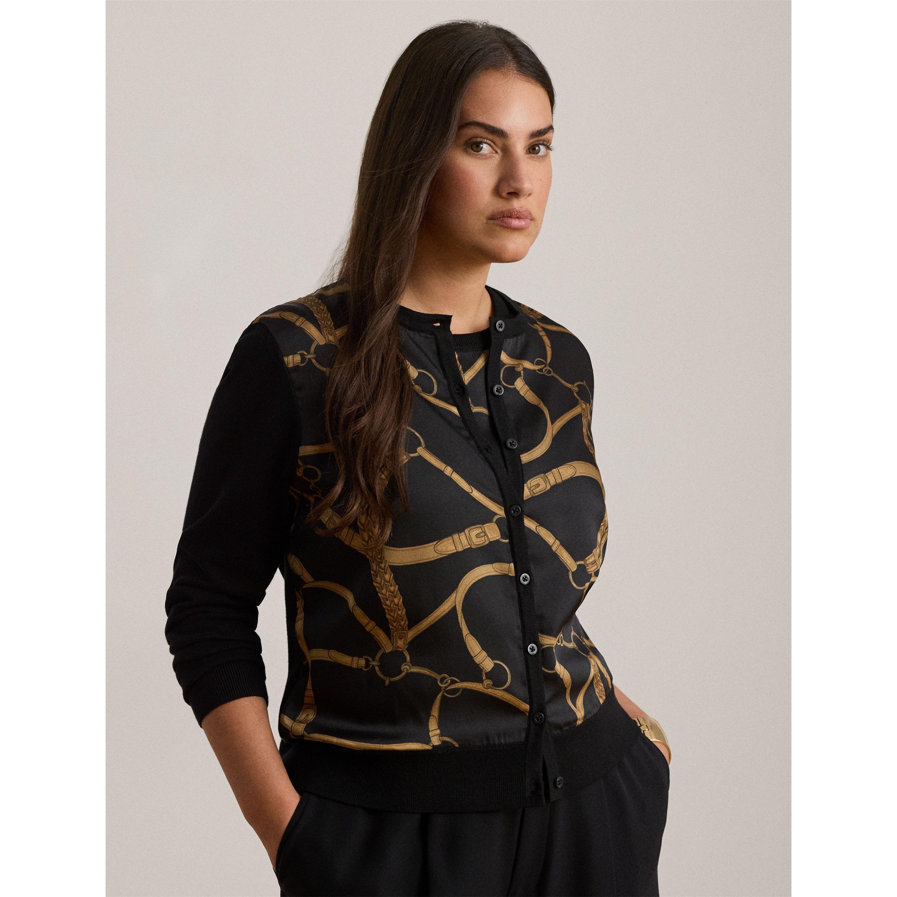 Black - Lauren by Ralph Lauren - Women's Cardigan - 2