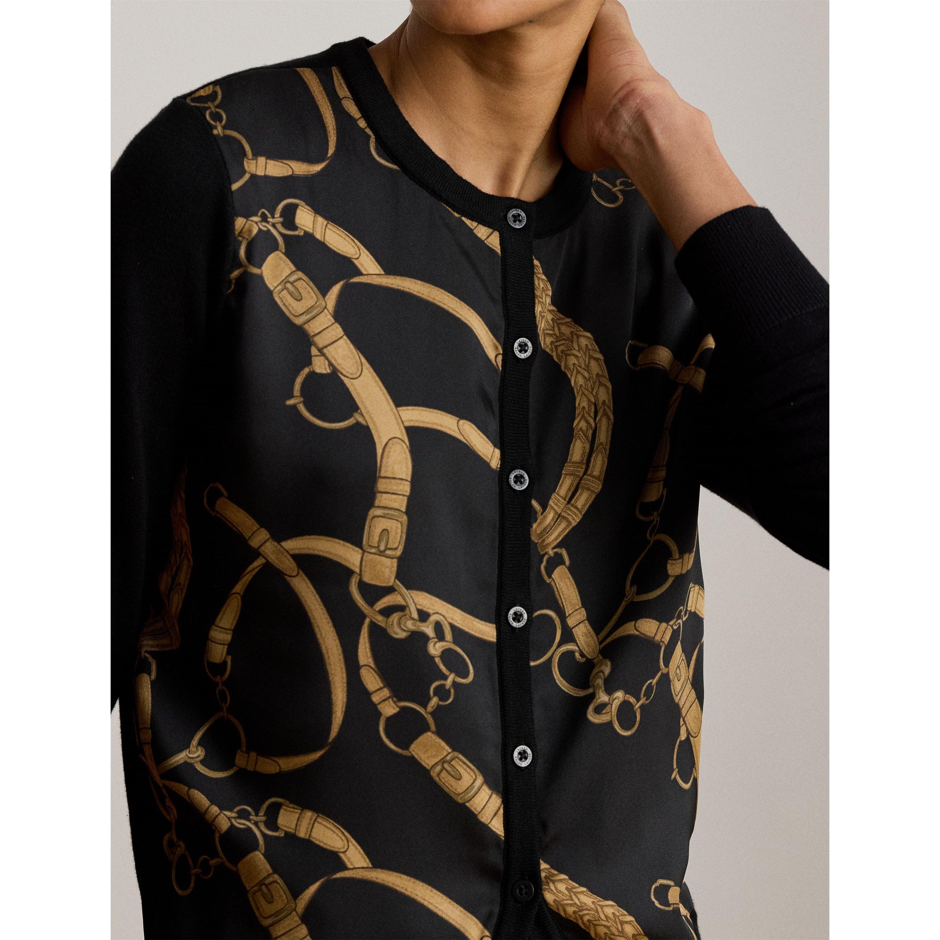Black - Lauren by Ralph Lauren - Women's Cardigan - 4