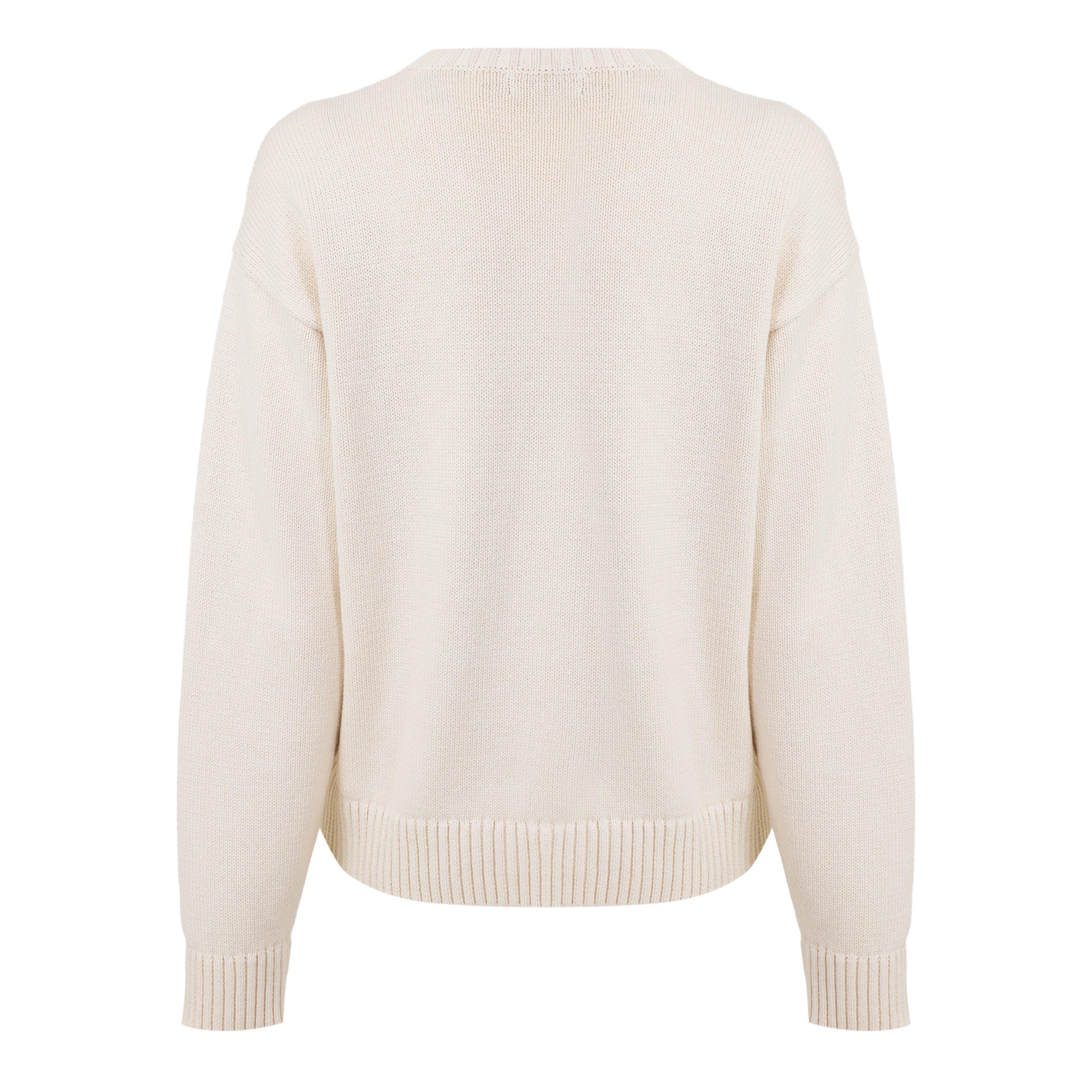 Masc Cream - Lauren by Ralph Lauren - Women's Crew Neck Jumper - 2