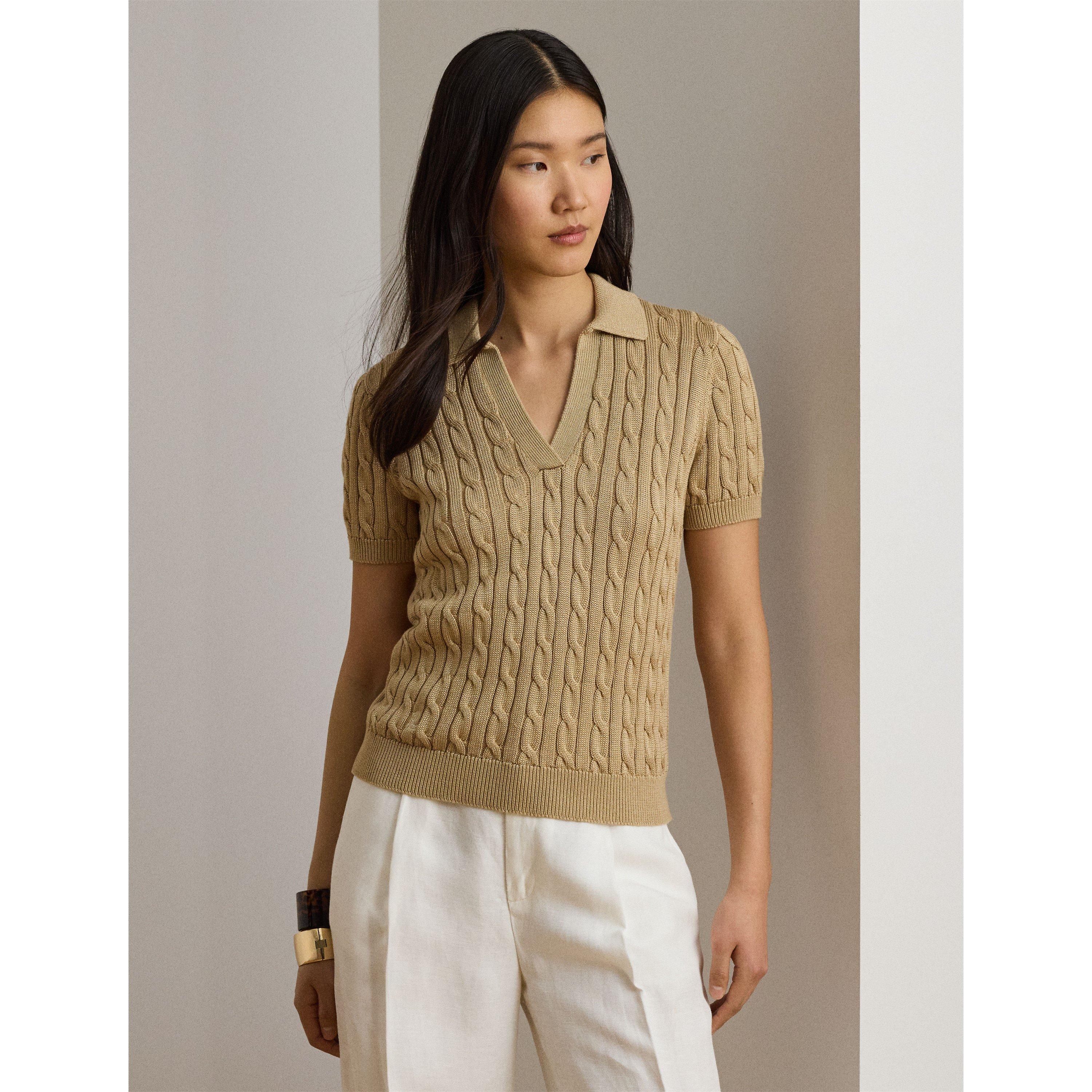 Lauren by Ralph Lauren | Women's Knitted Short Sleeve Polo Shirt
