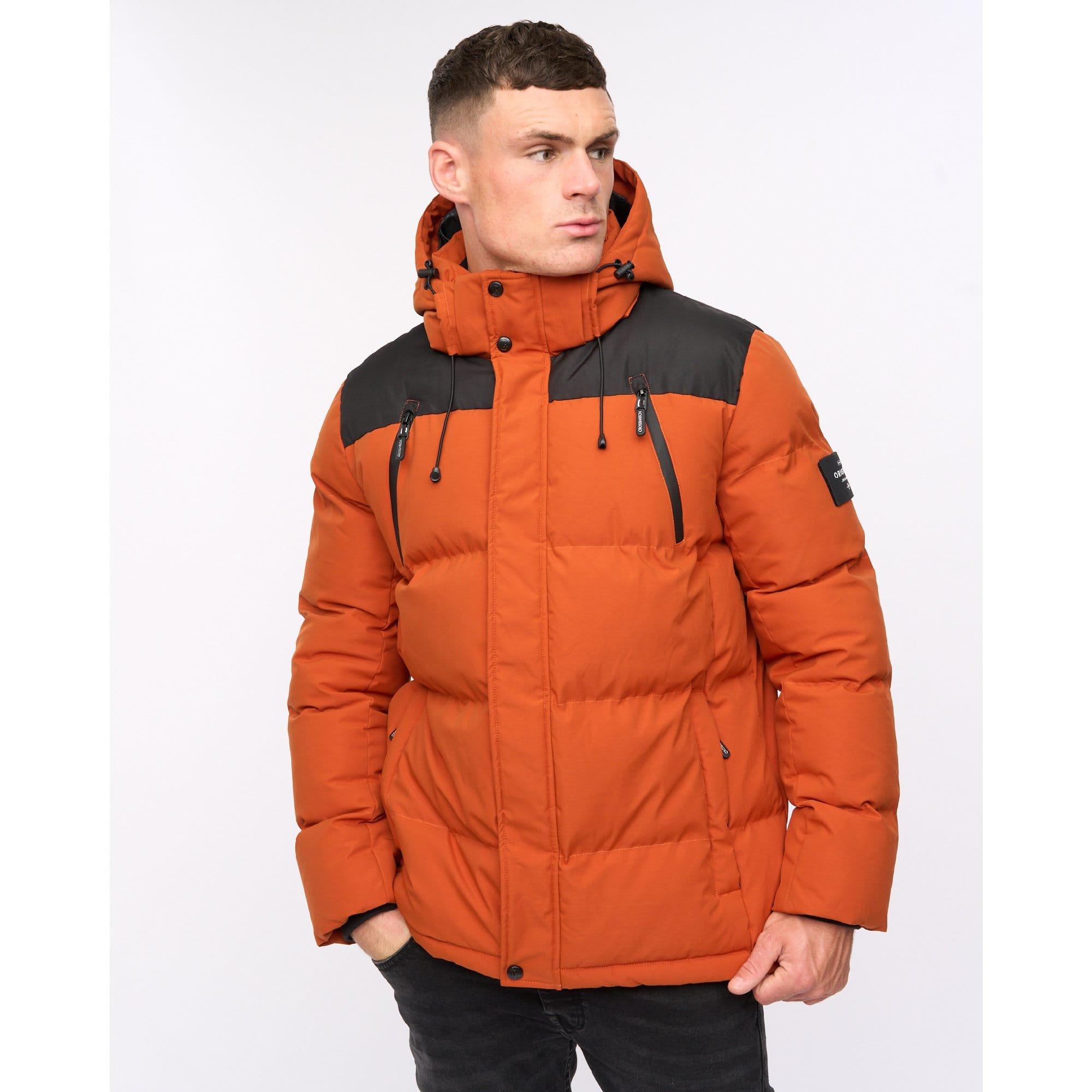 Orange - Crosshatch - Menray Jacket - 1