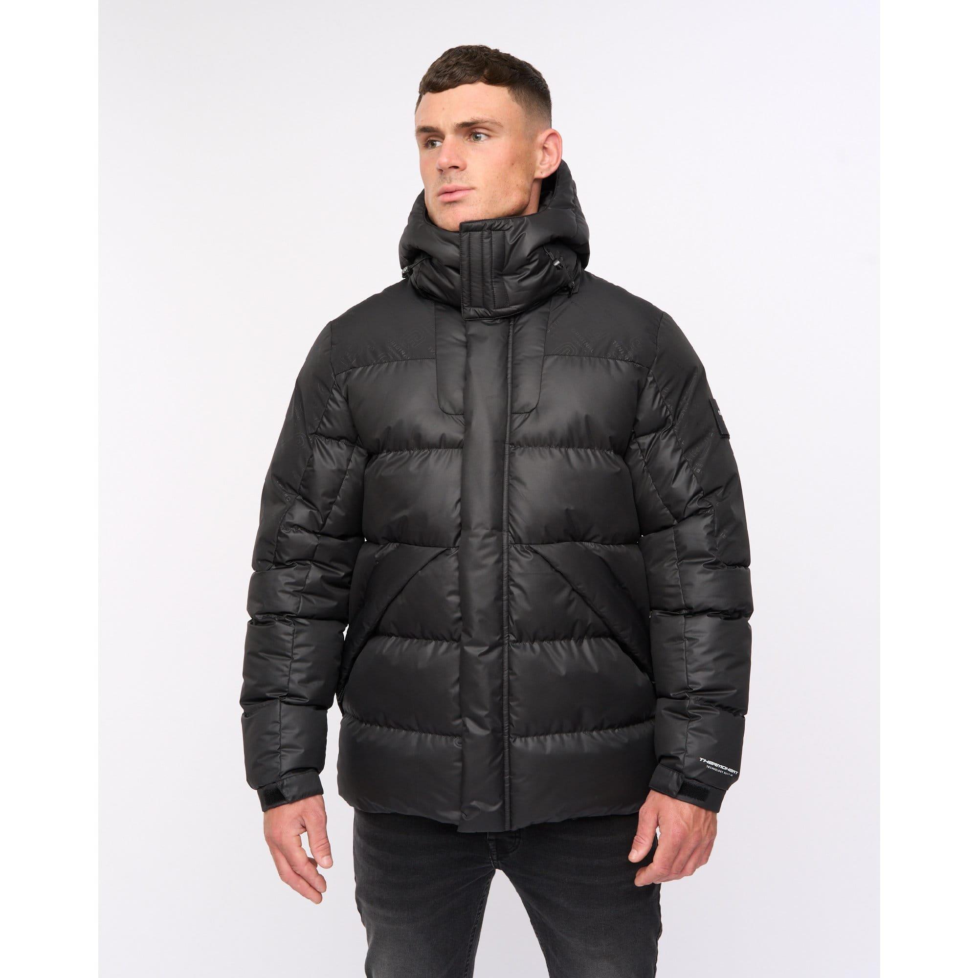 Black - Crosshatch - Camptor Panel Jacket - 4