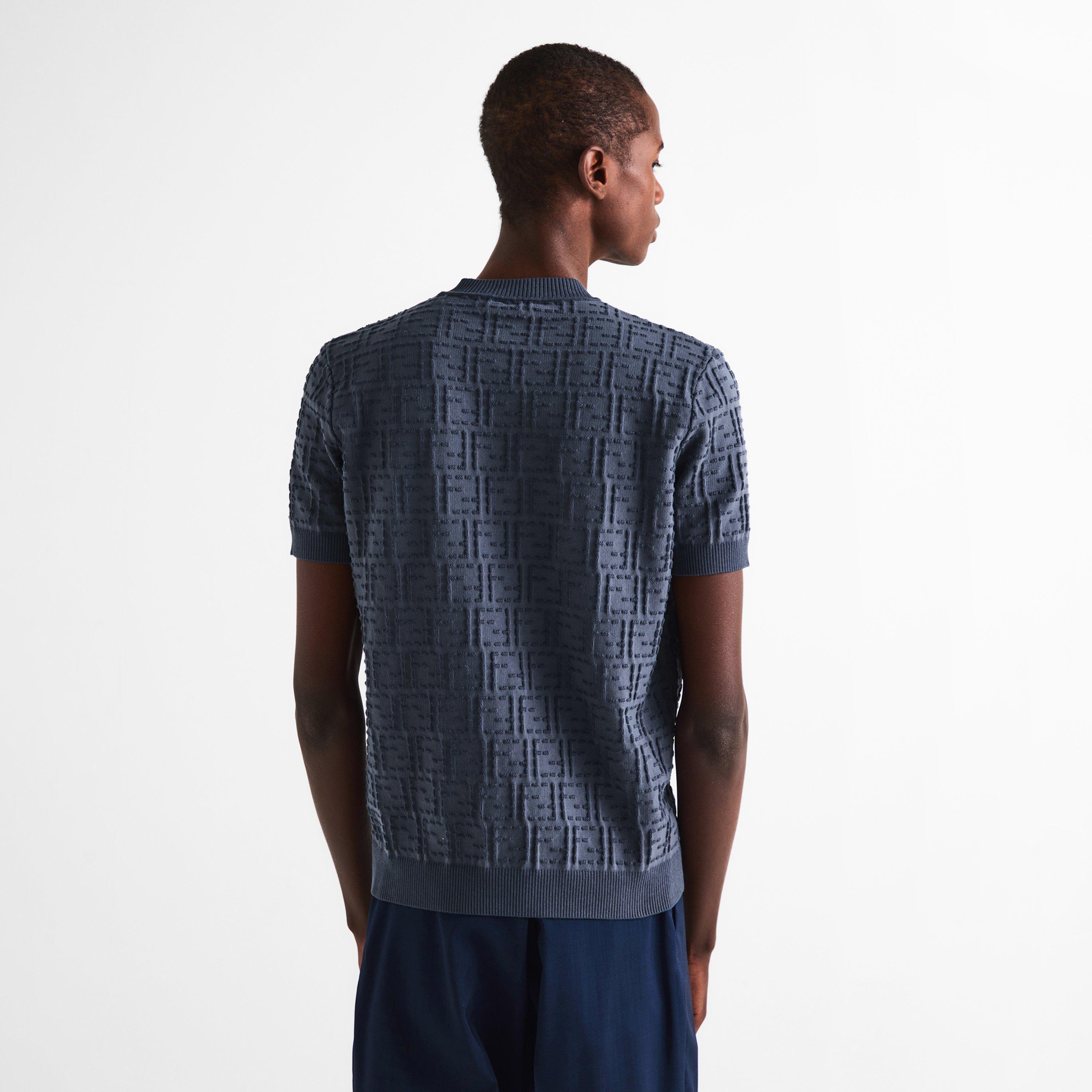 Blue - Fendi - Men's Knitted Top - 4