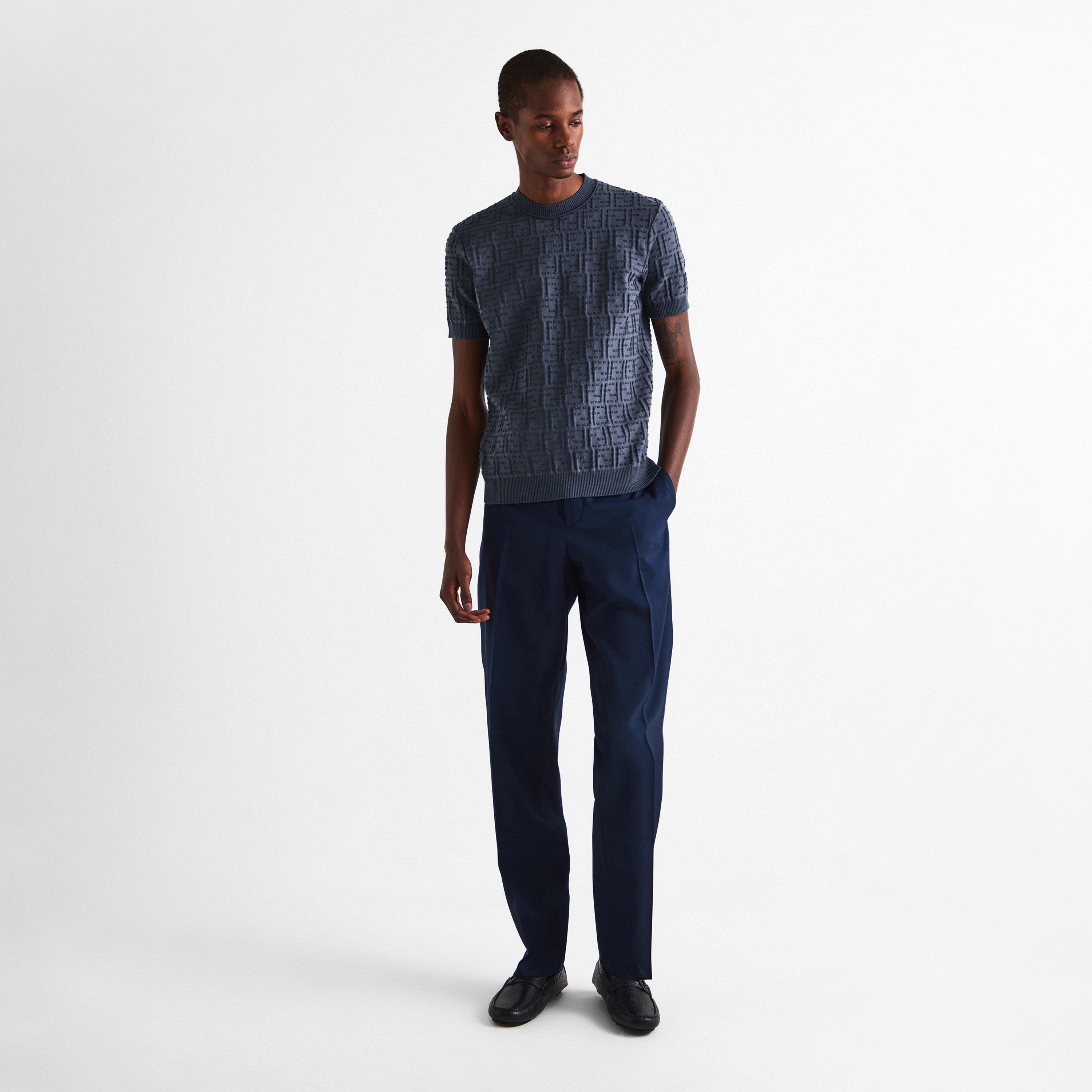 Blue - Fendi - Men's Knitted Top - 6