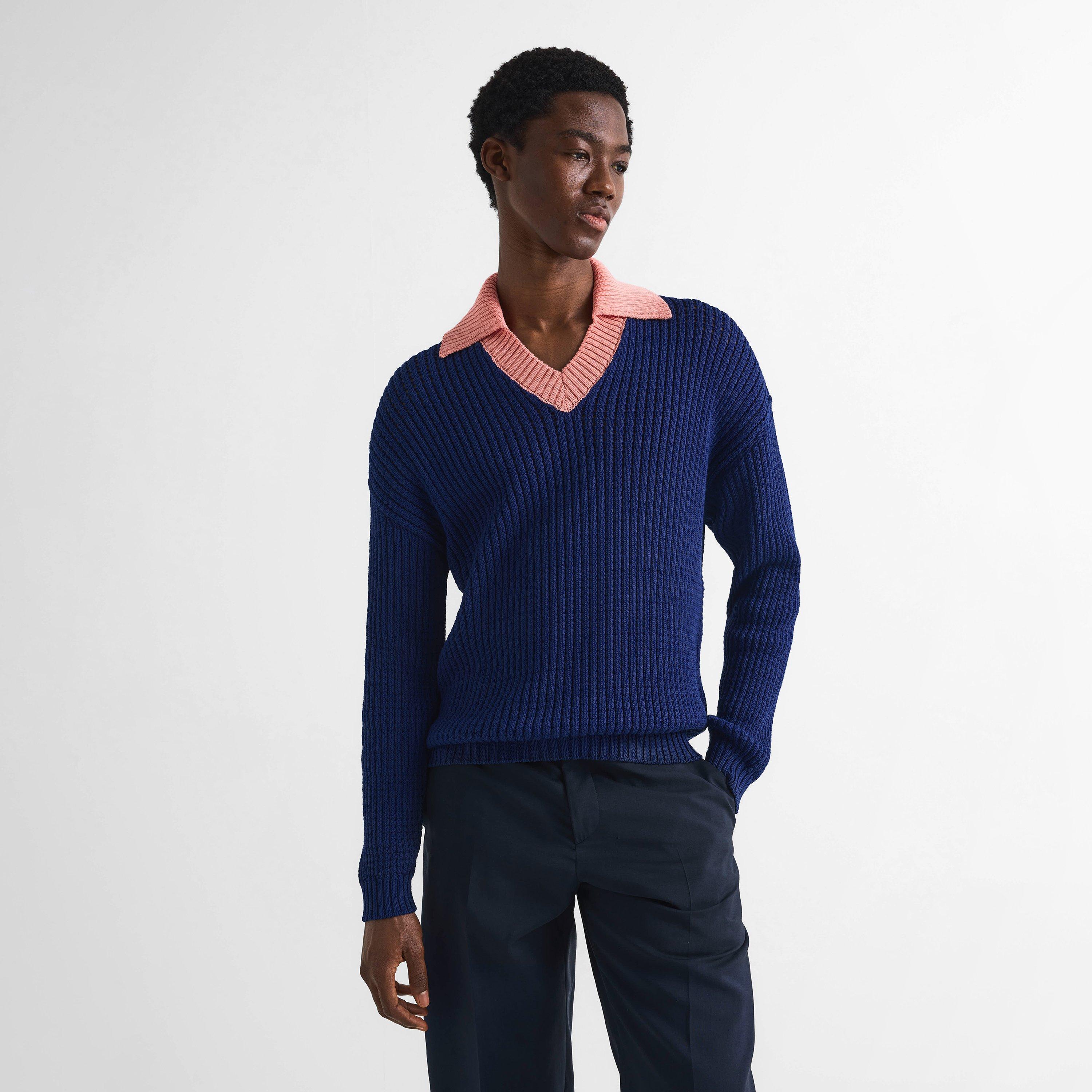 Multi - Fendi - Men's V-Neck Jumper - 3