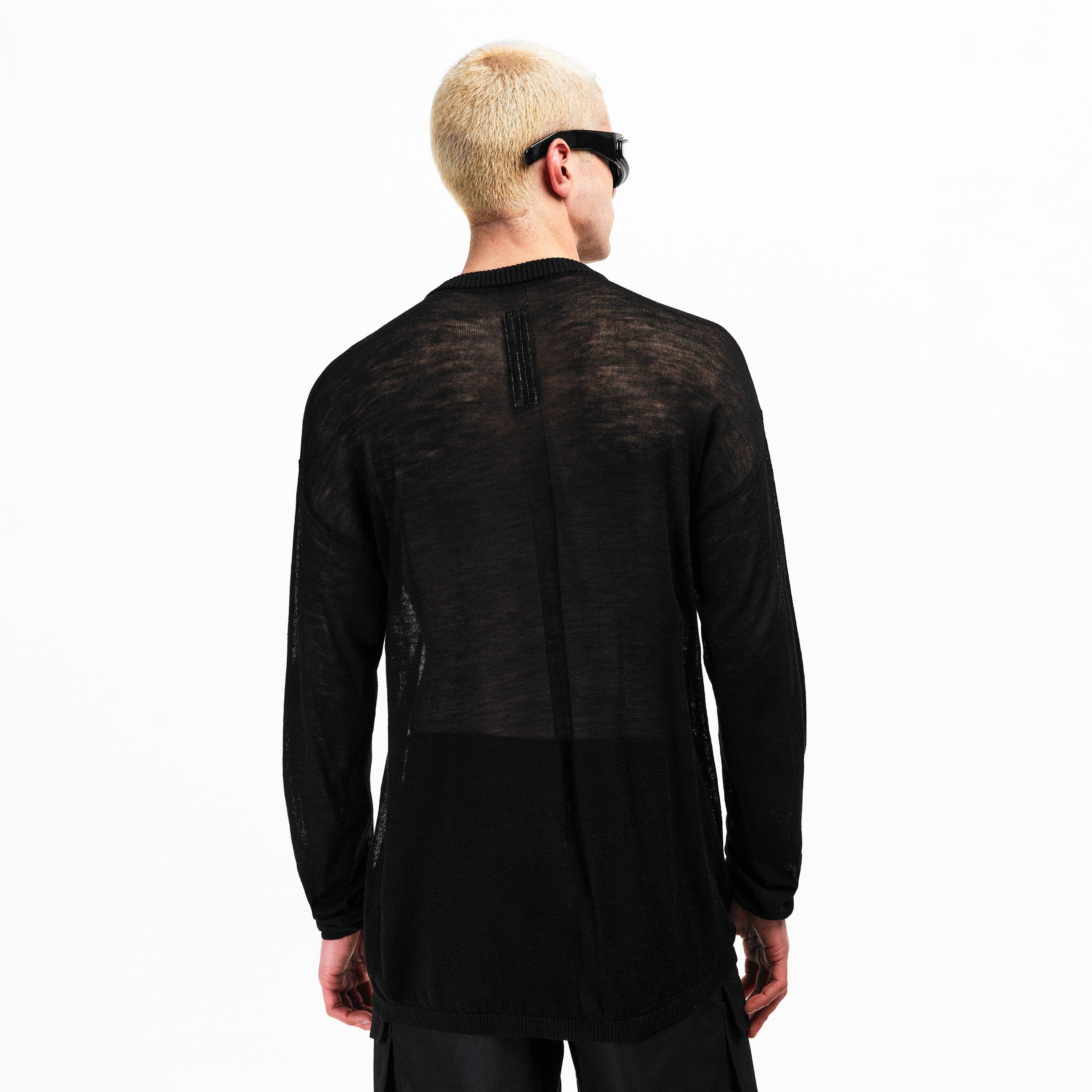 Black - Rick Owens - Rick Temple SheerSwt Sn61 - 4