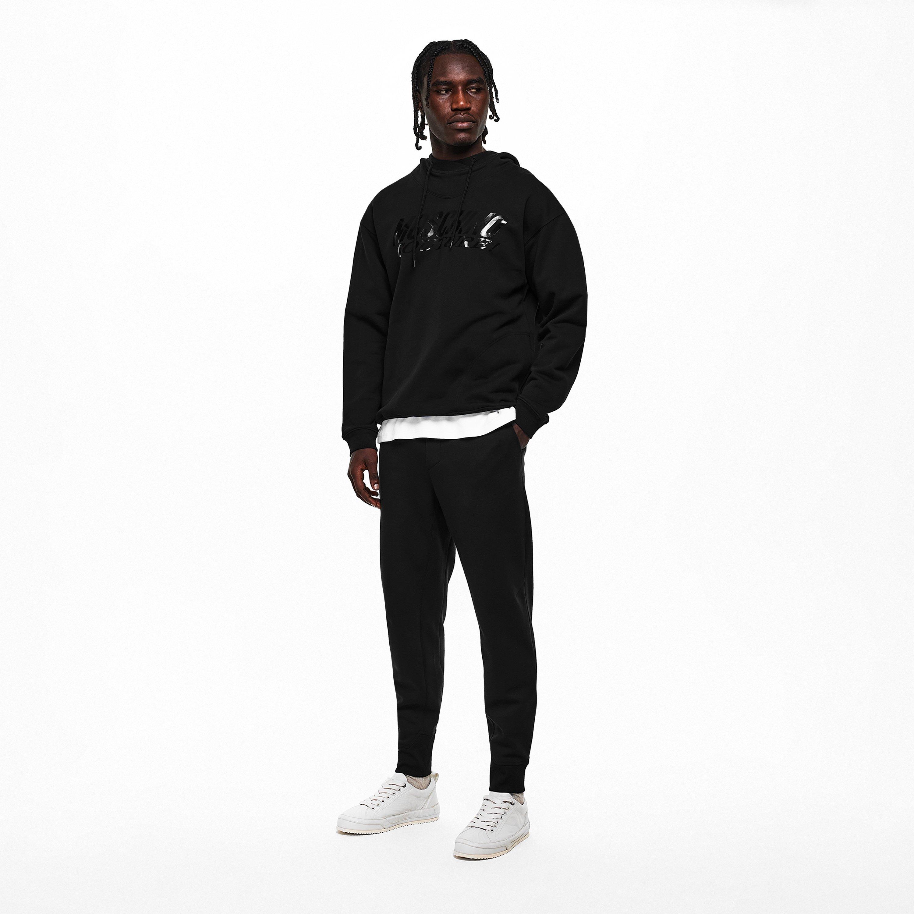 Black - Moschino - Men's Knitted Hoodie - 6