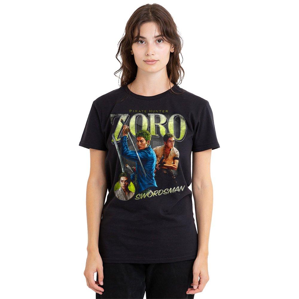 Black - One Piece - One Piece Zoro Homage T-Shirt Black - 1