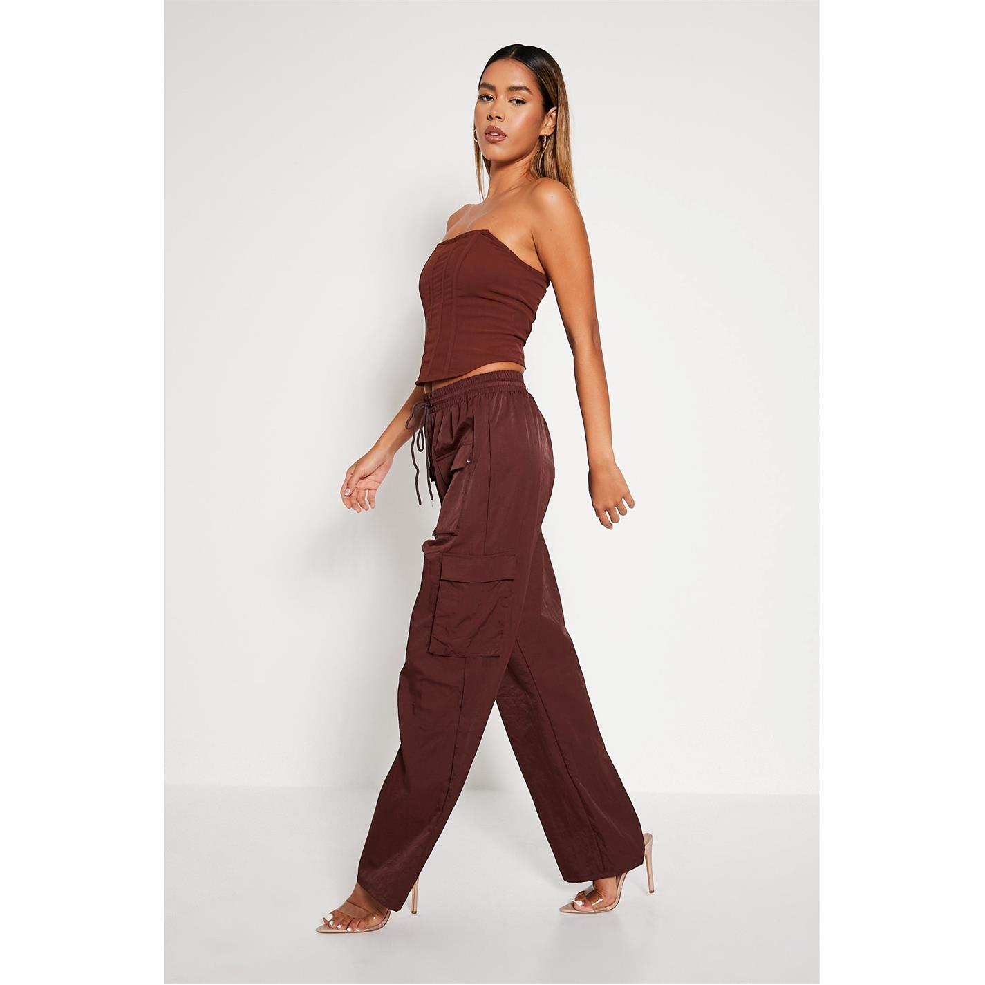 Brown - I Saw It First - ISAWITFIRST Bandeau Corset Top - 3